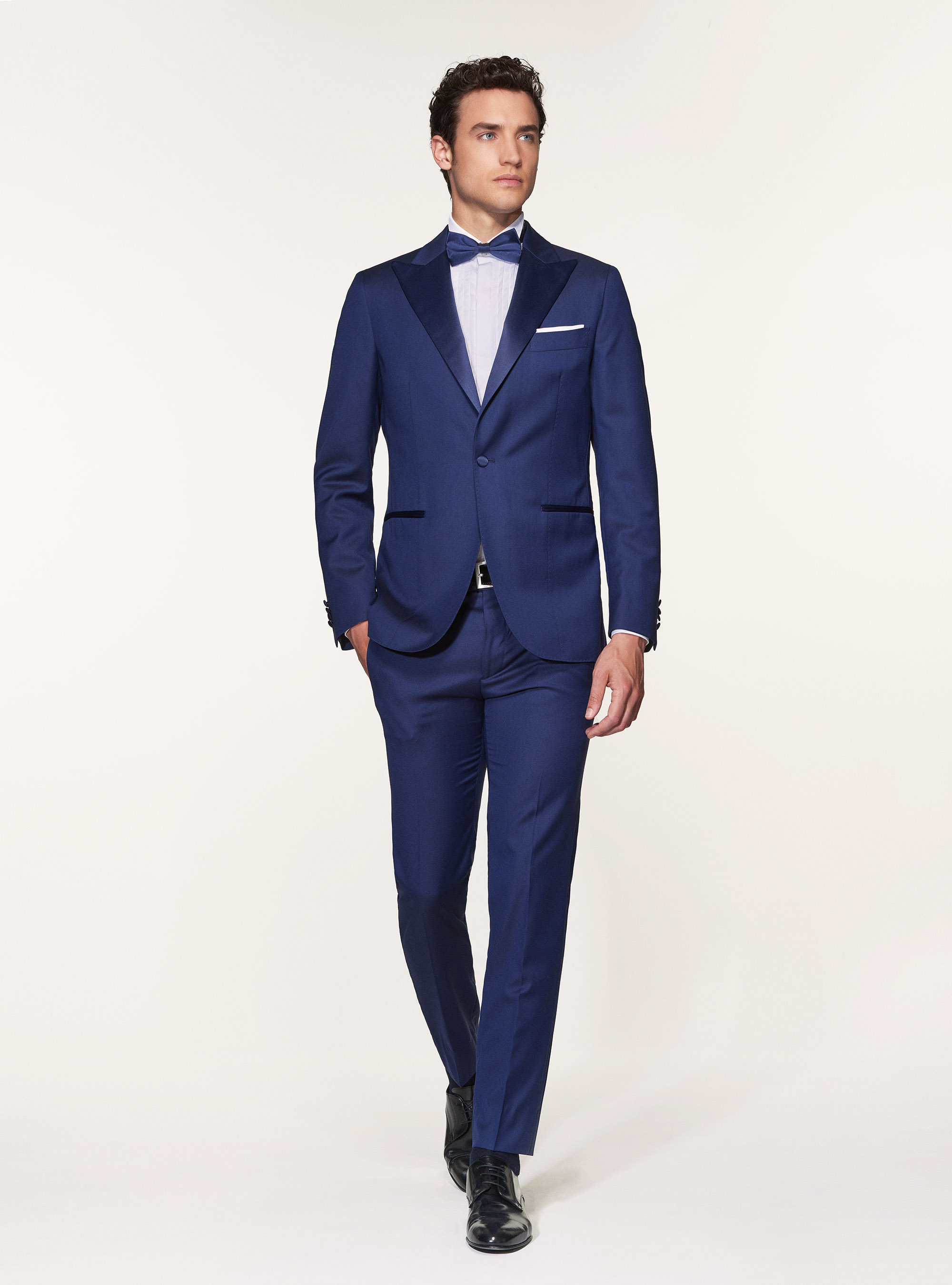 Smoking basalto in pura lana superfine 110s Vitale Barberis Canonico, 