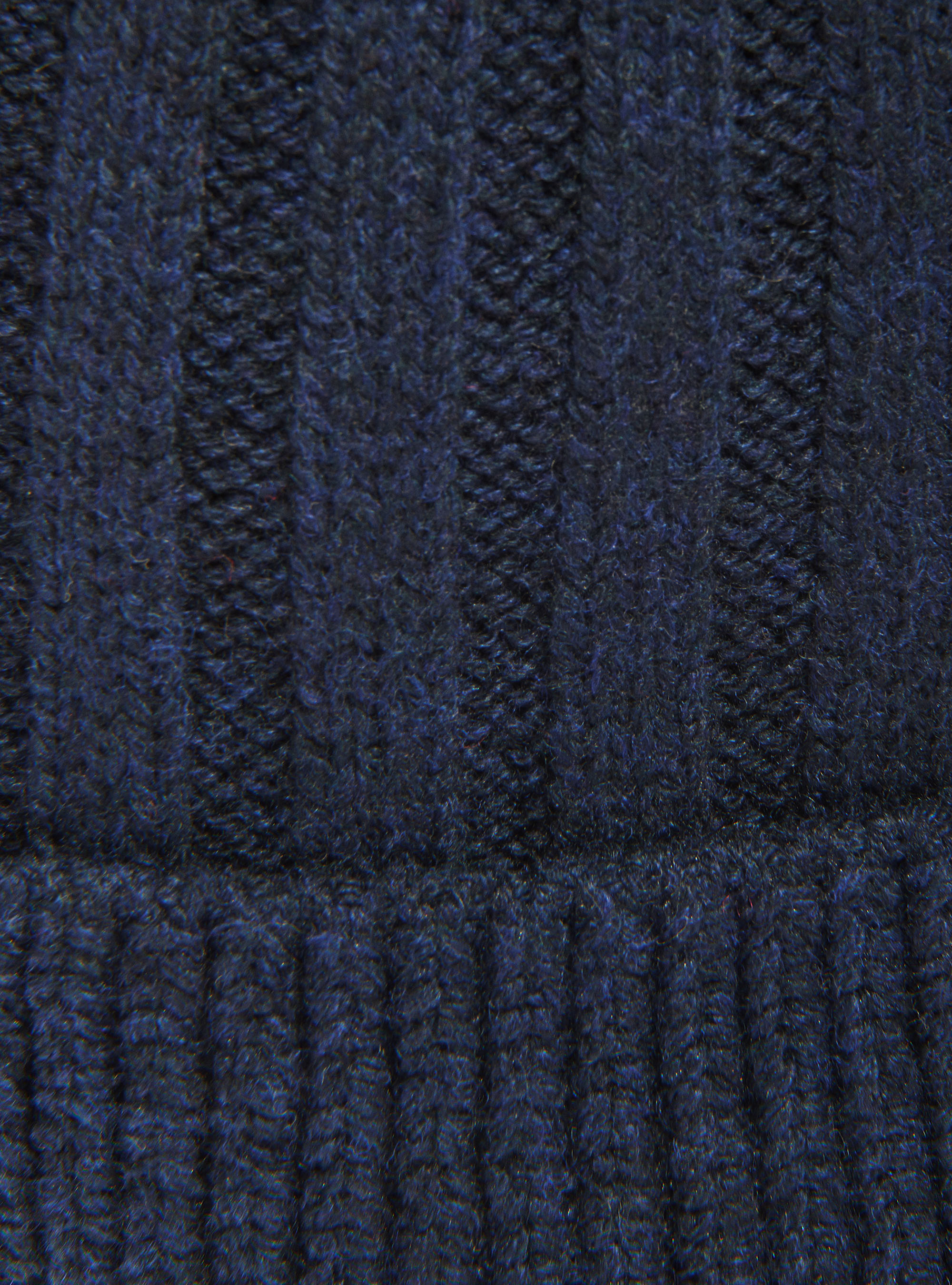 Cappello in lana e cashmere, BLU NAVY