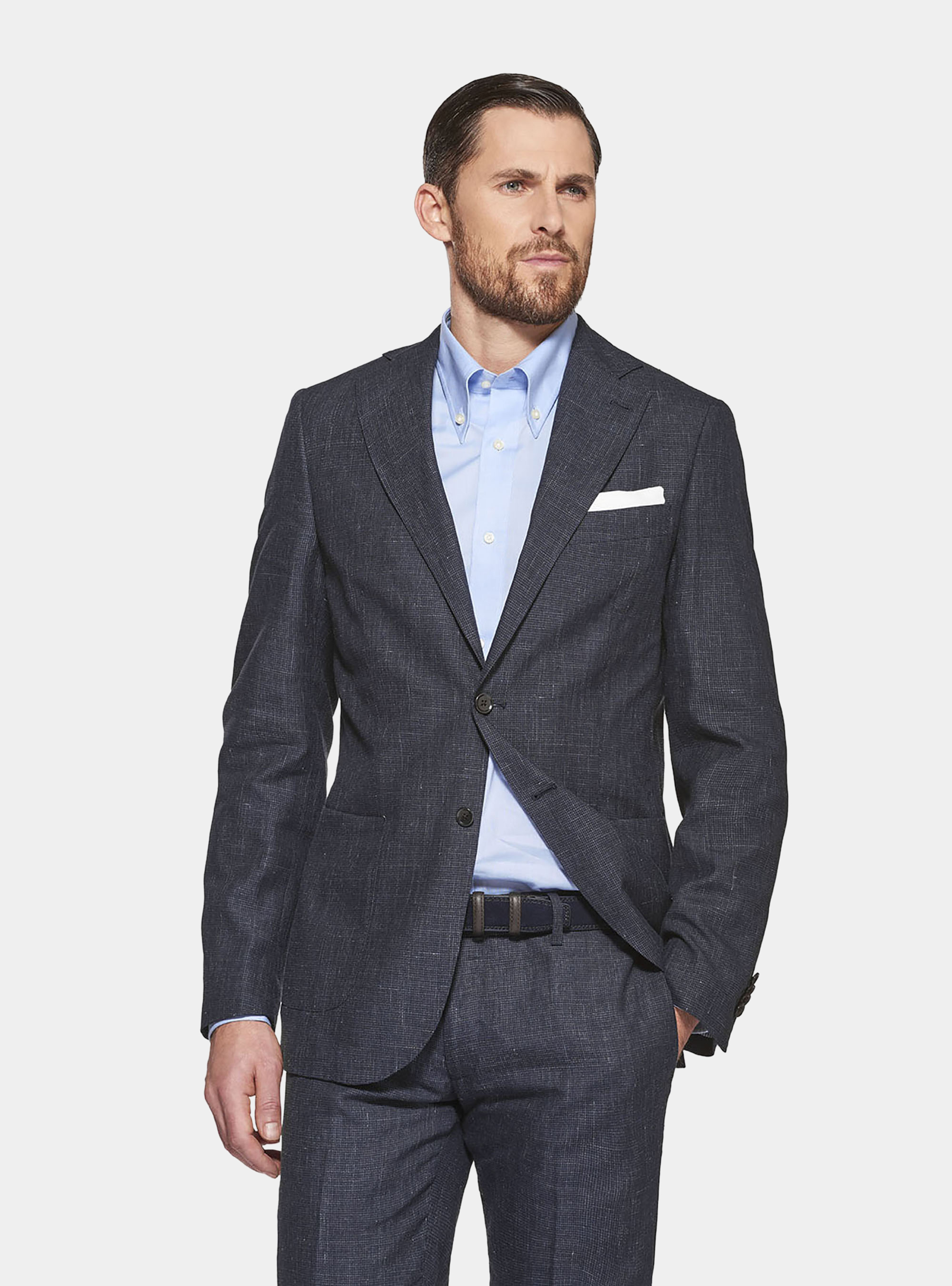 linen suit coat