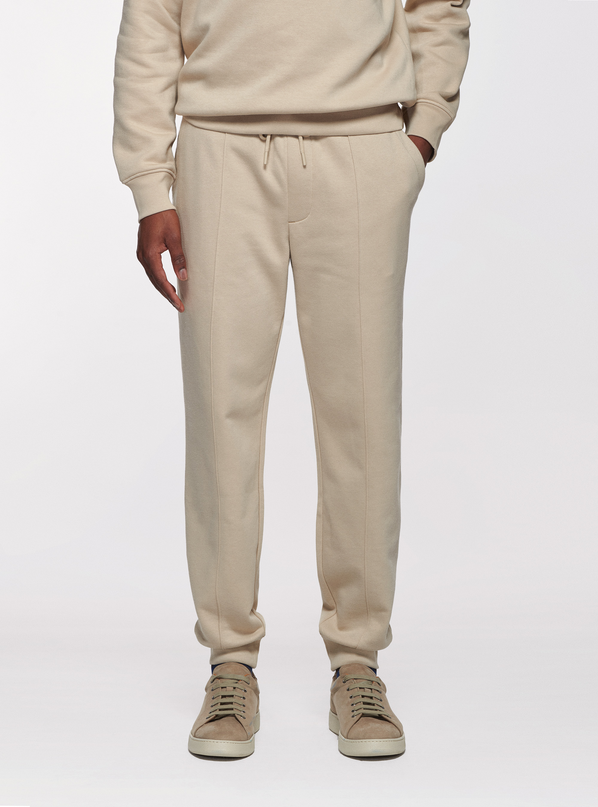 Pantaloni in felpa, ECRU