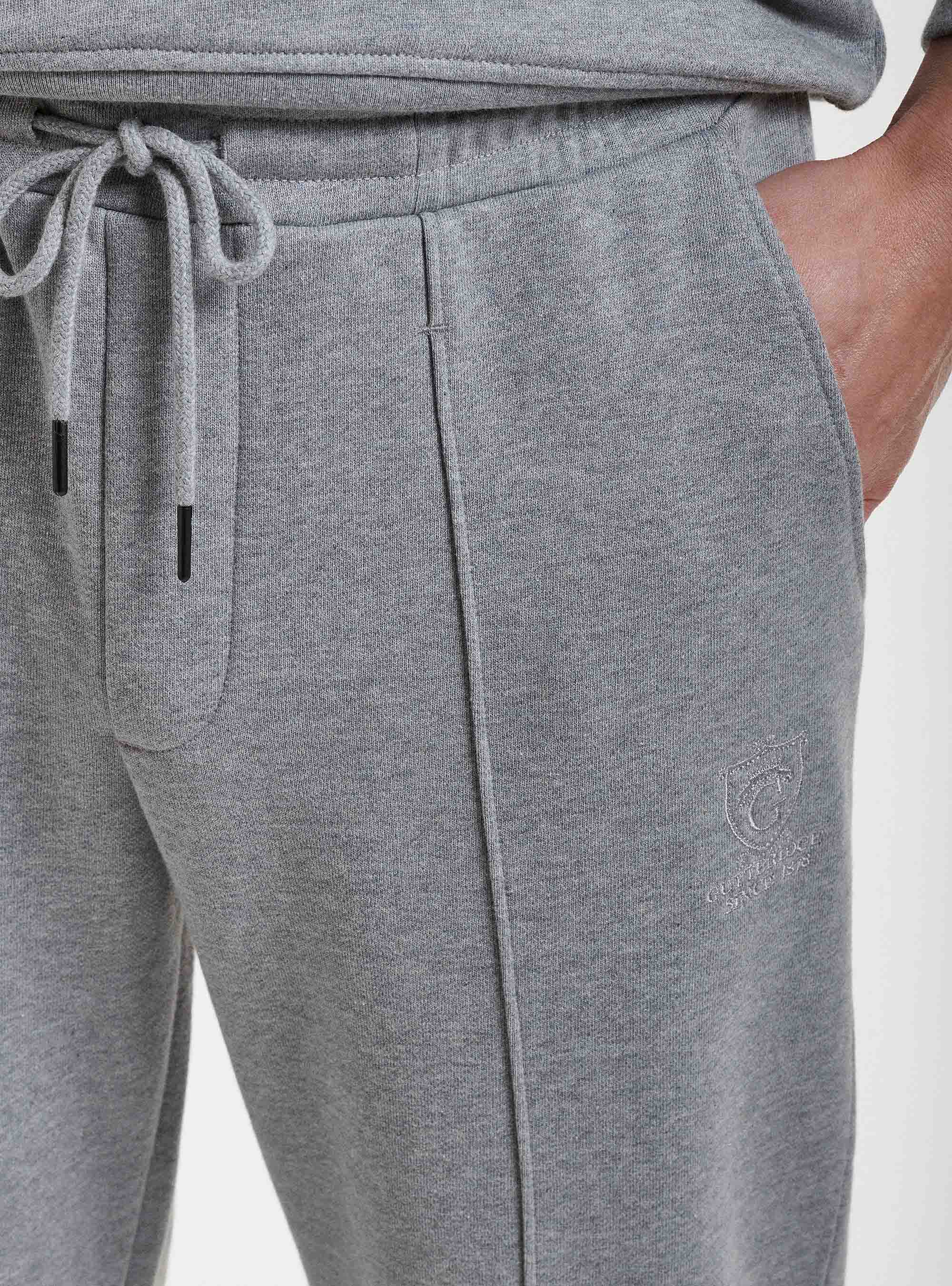 Joggers in felpa, GRIGIO CHIARO MELANGE