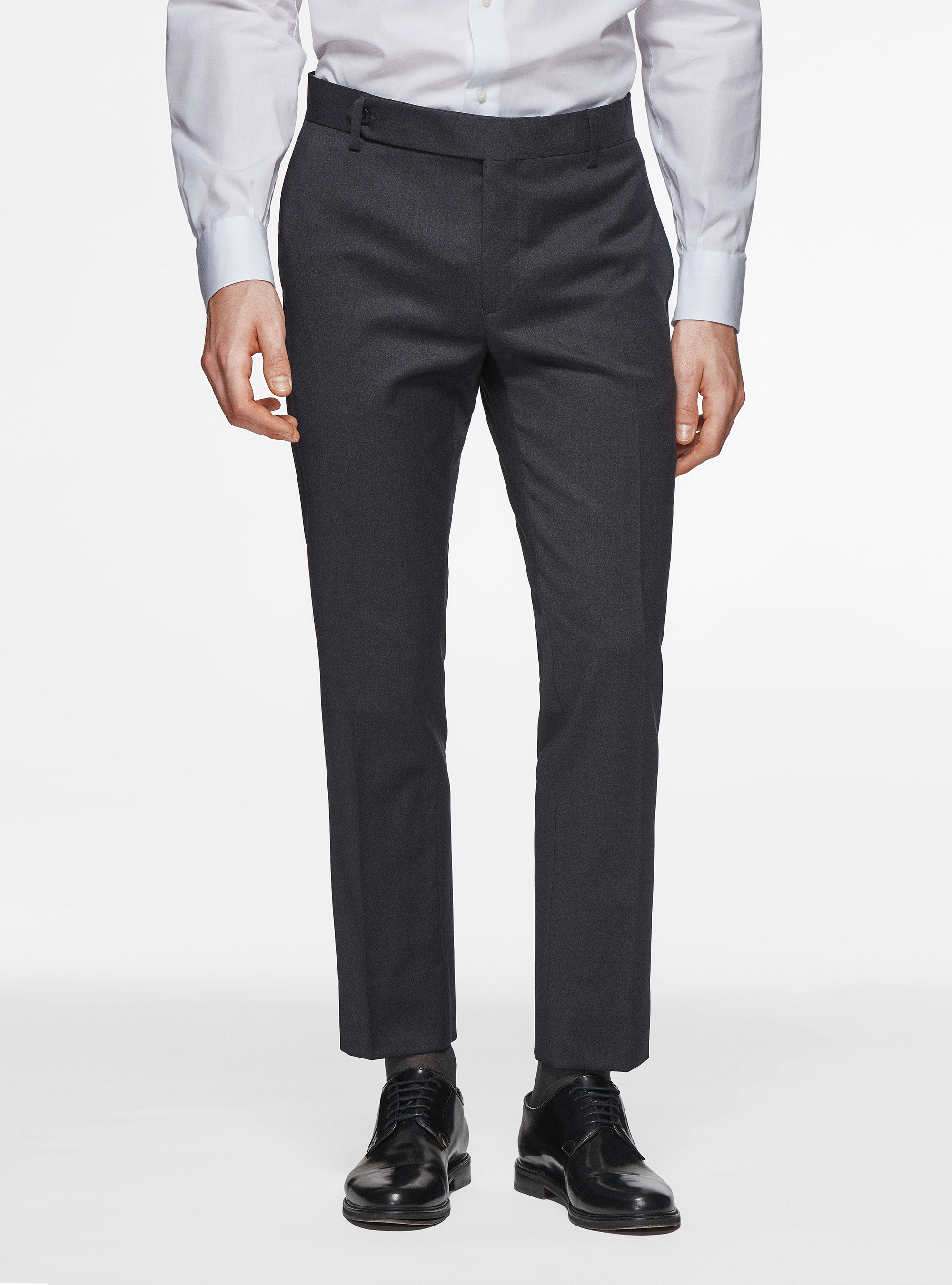 Suit trousers in pure superfine wool 110's Reda | Gutteridge