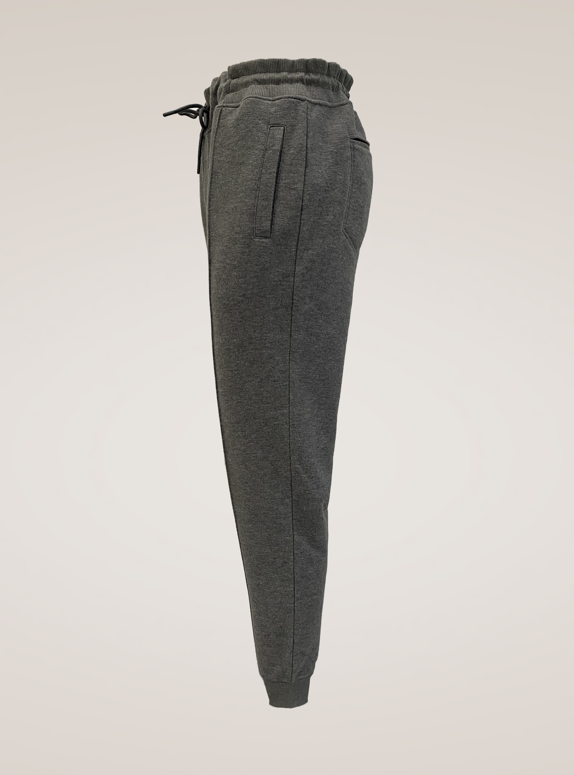 Pantalones de sudadera de mezcla de algod&oacute;n, GRIS MARENGO