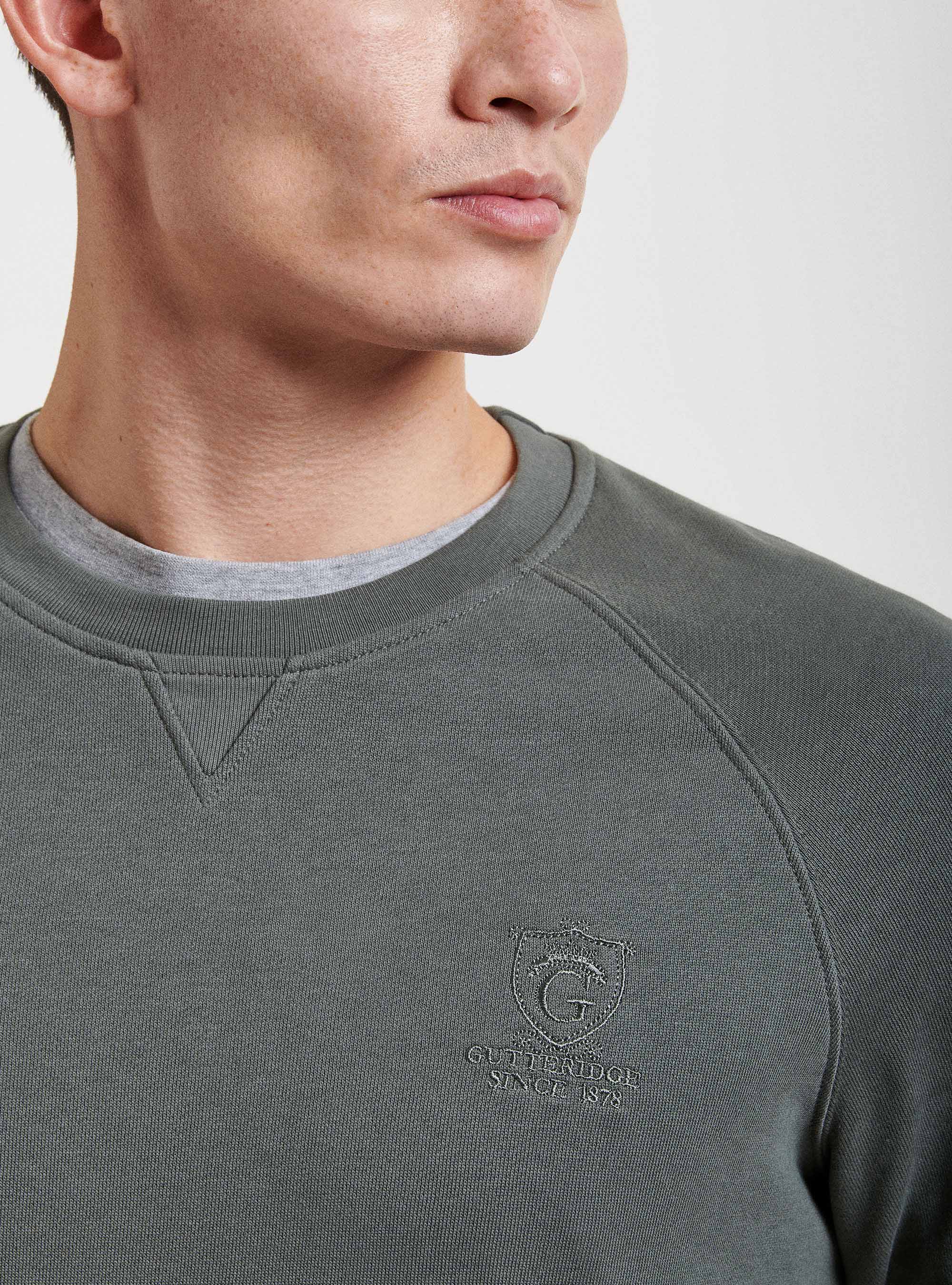 Felpa tinta unita, SALVIA 0602C