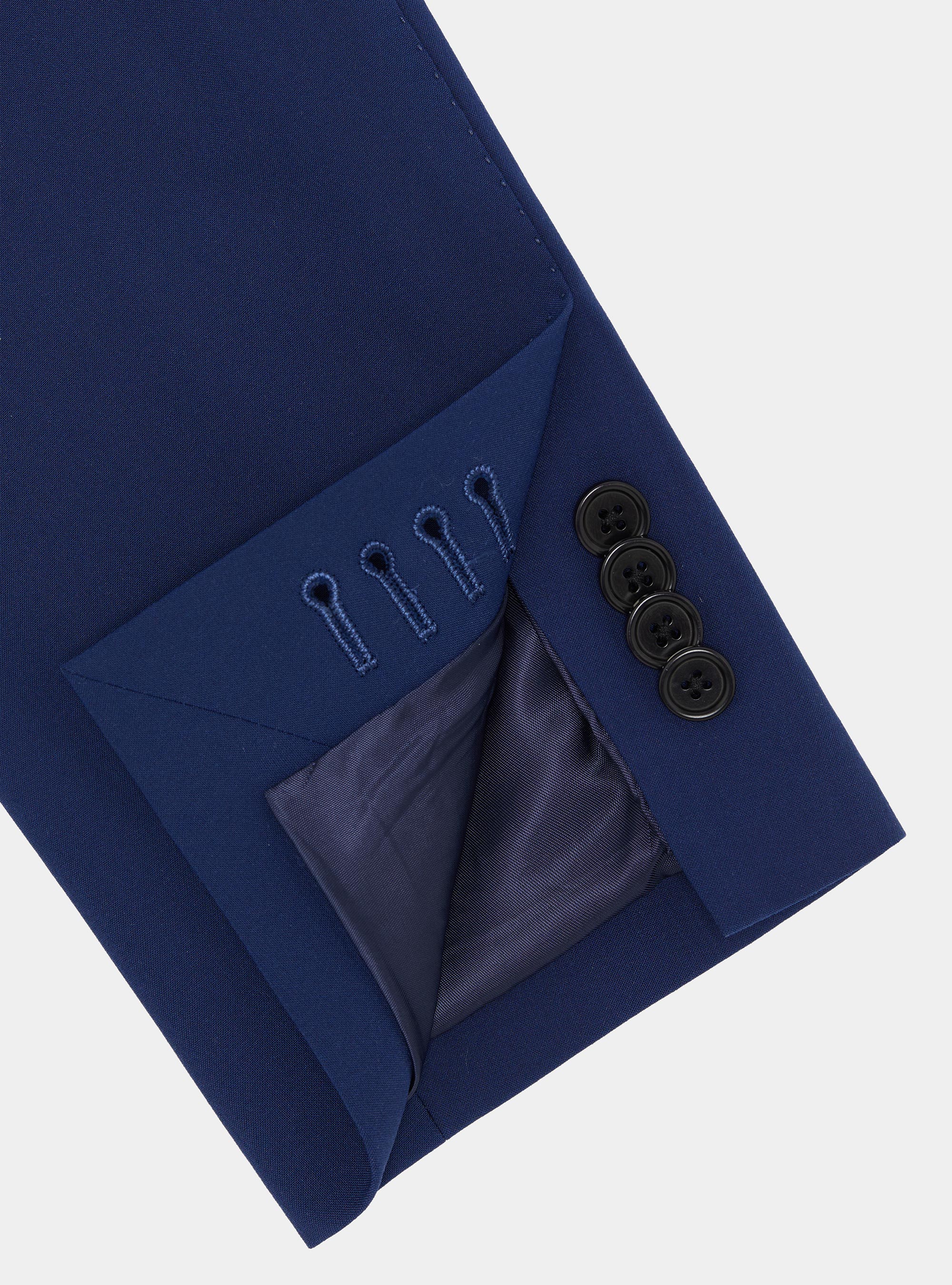 Slim fit suit blazer, BASALT