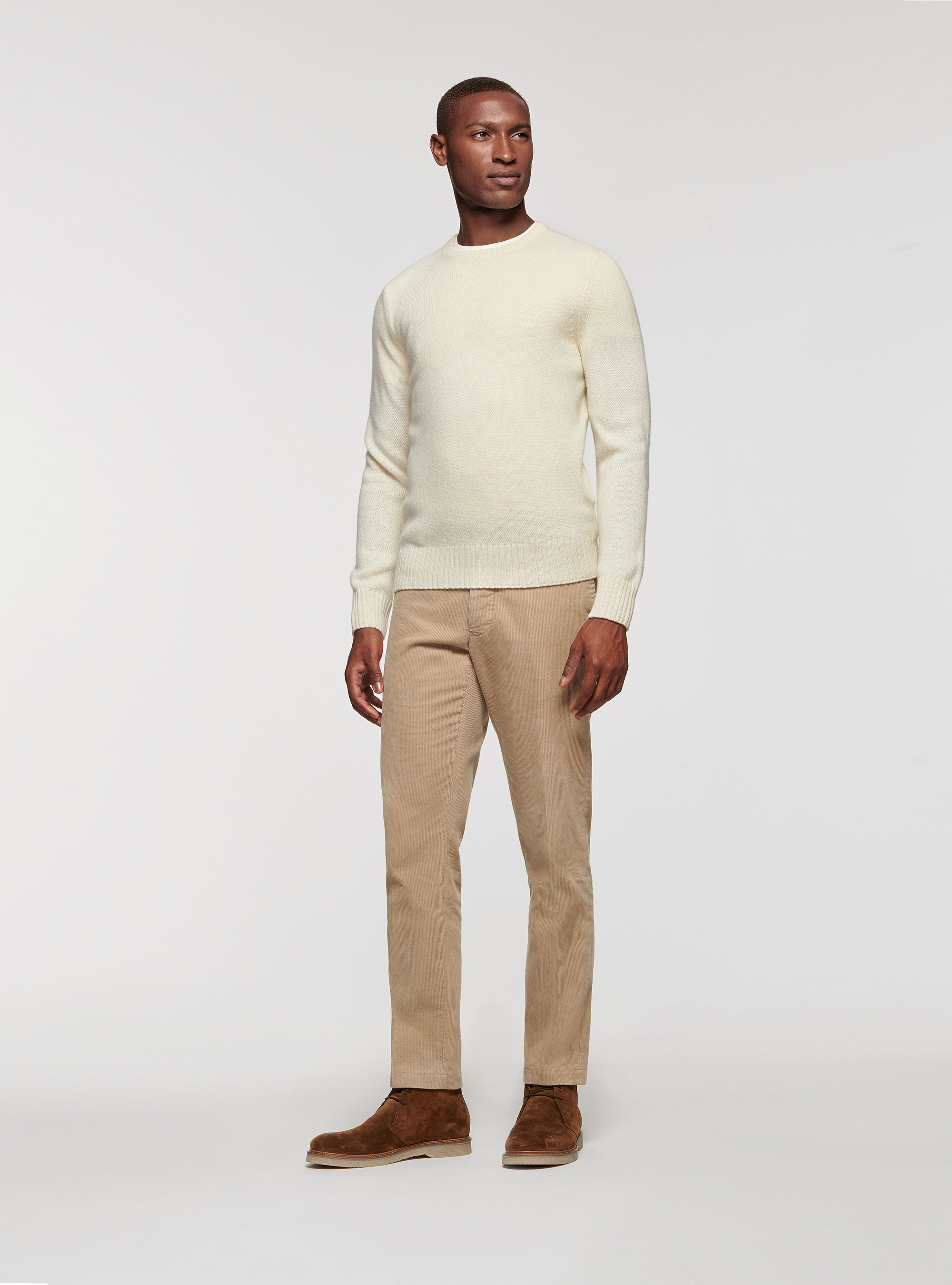 Pantaloni in velluto a coste, SABBIA