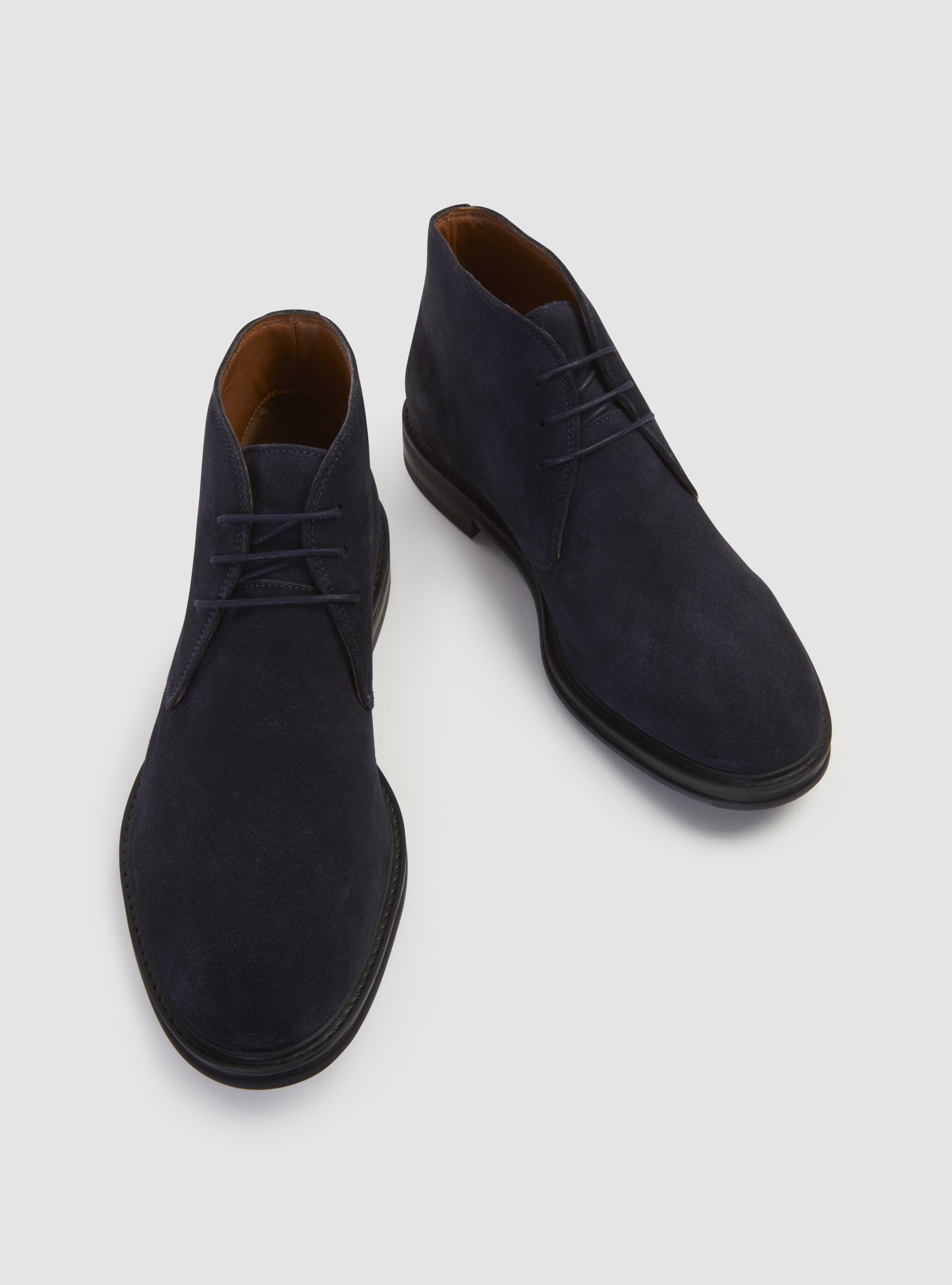 Polacchine in pelle scamosciata, BLU NAVY