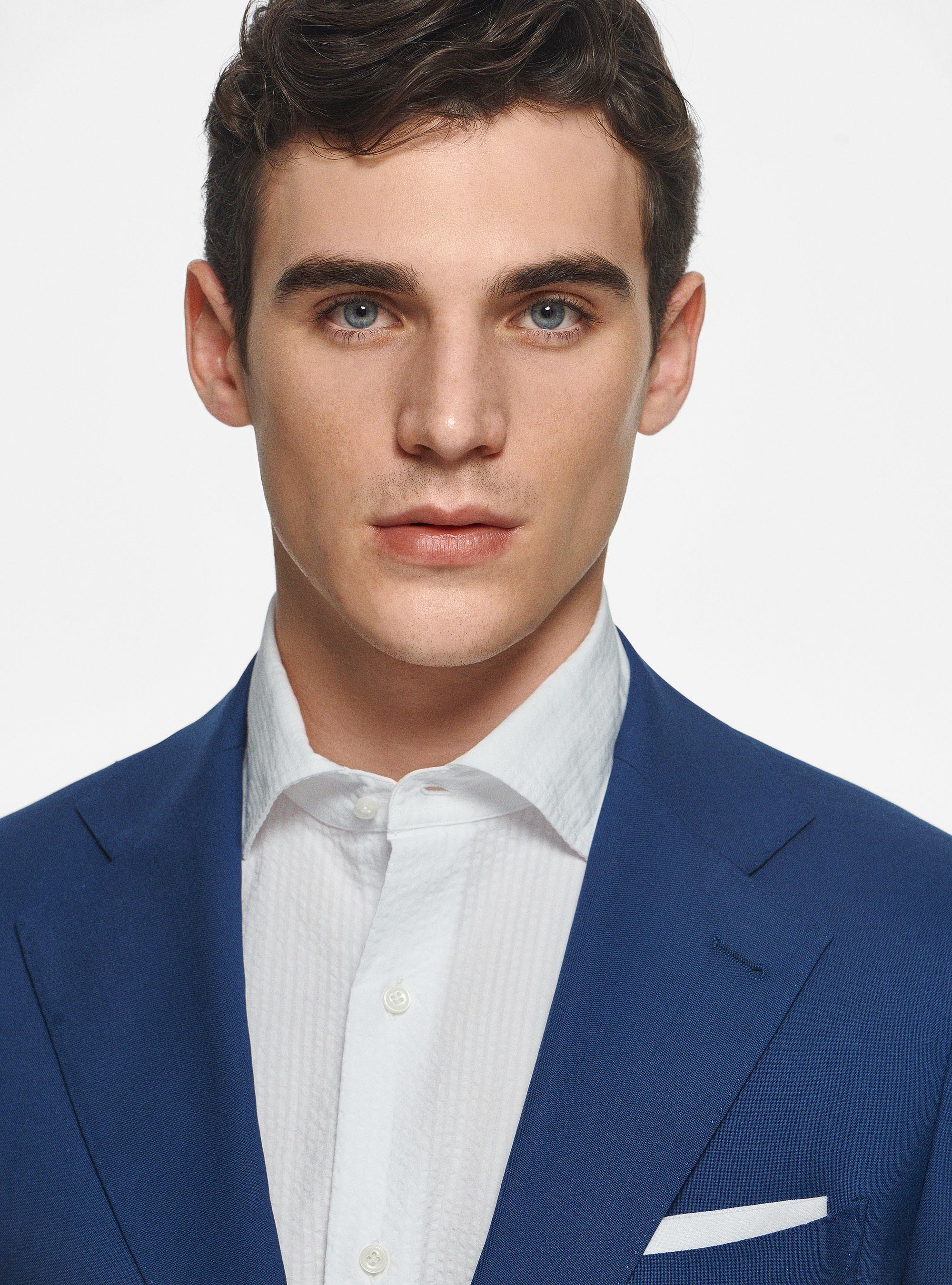 Giacca in pura lana Vitale Barberis Canonico, INCHIOSTRO