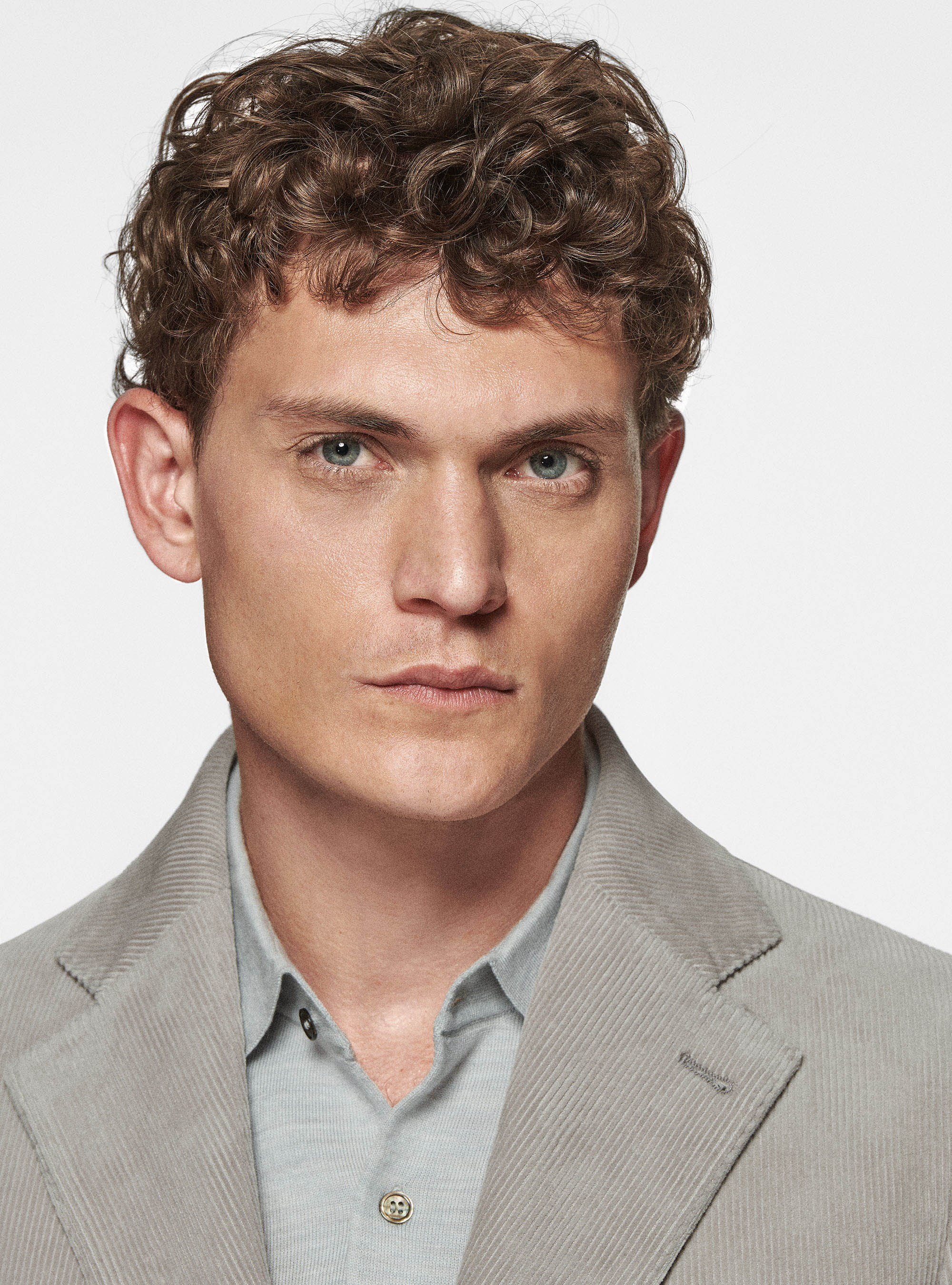 Giacca in velluto, GRIGIO CHIARO 0256C