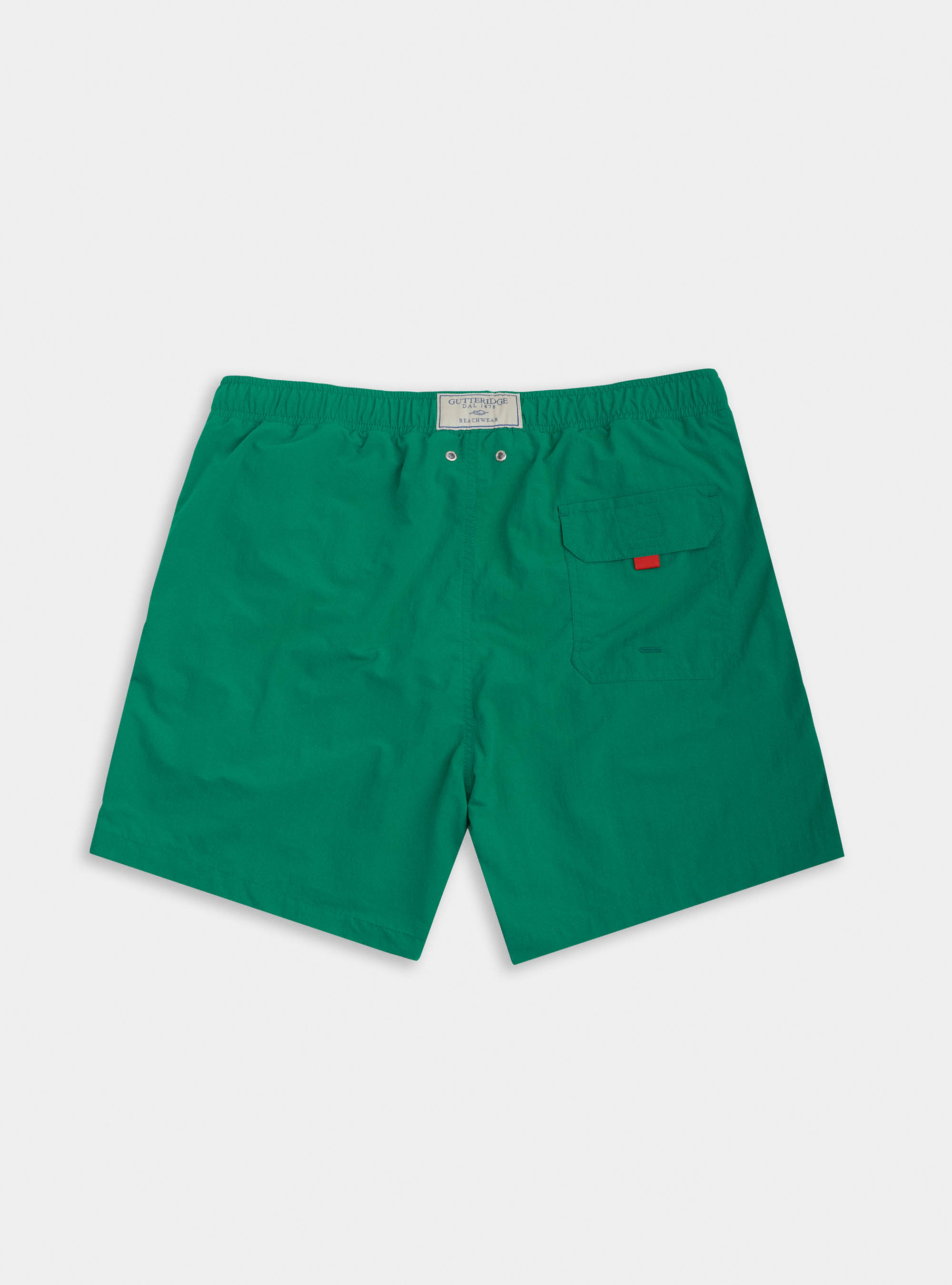 Basic swimwear with embroidery, OLIVE