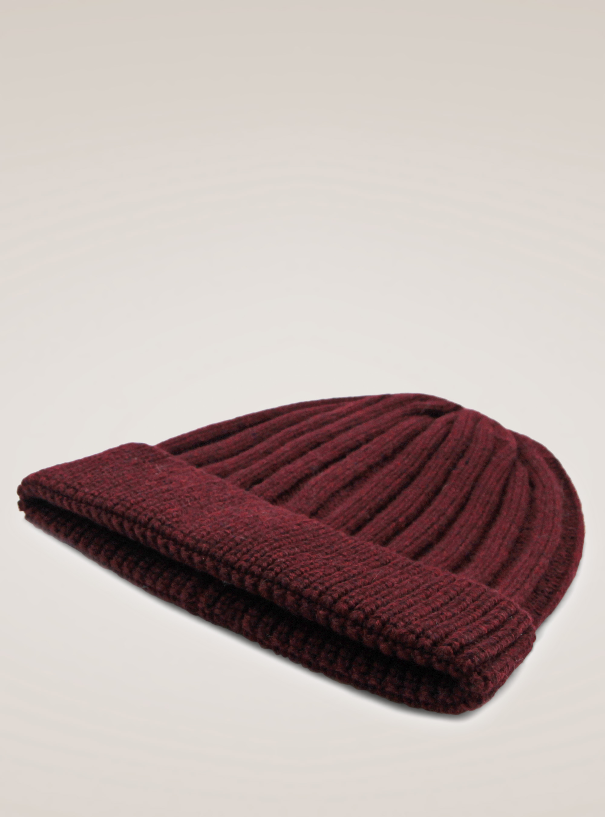 Cappello in lana e cashmere, BORDEAUX