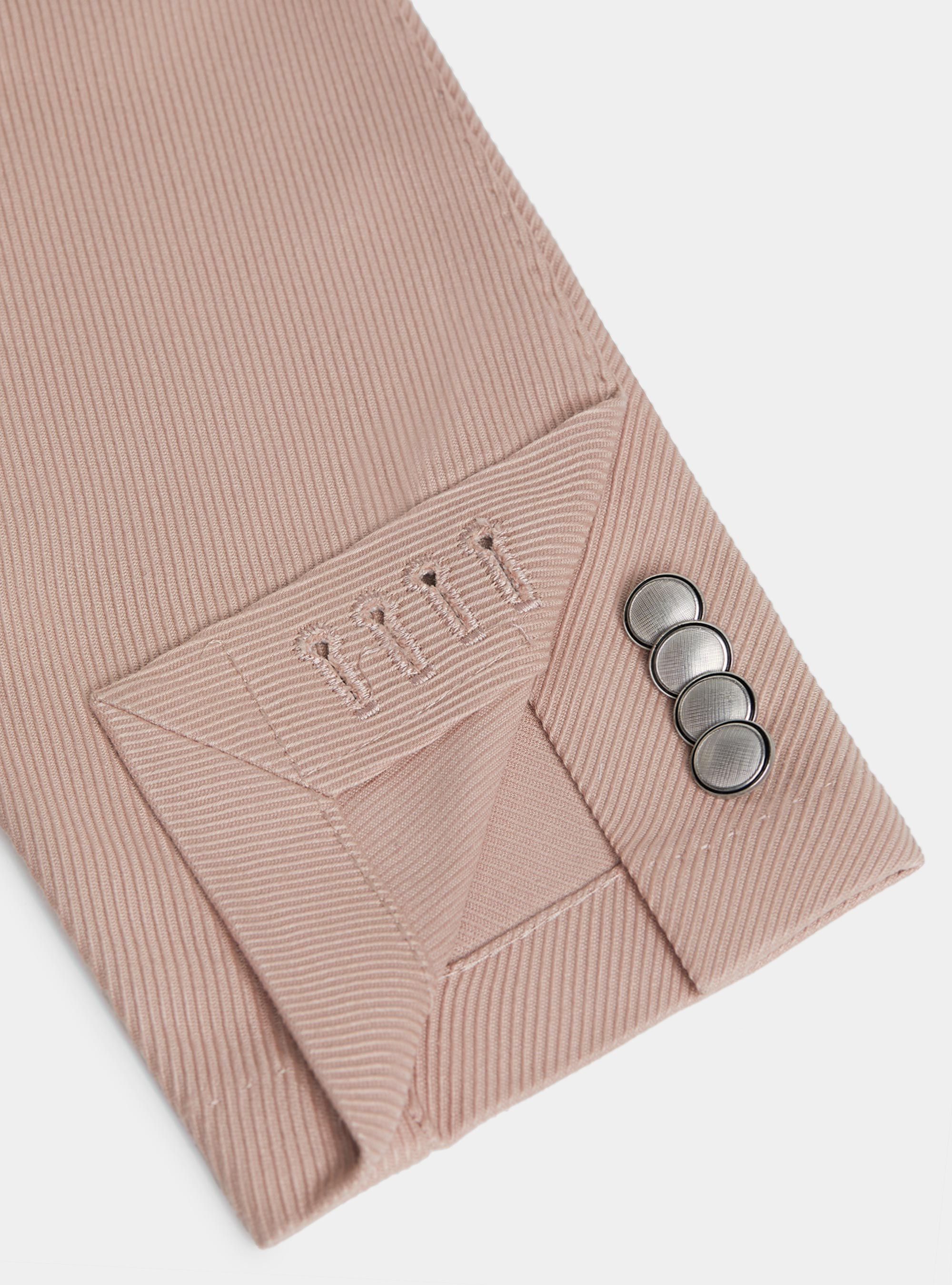 Americana diagonal de algodón, ROSA ANTICO 0462C