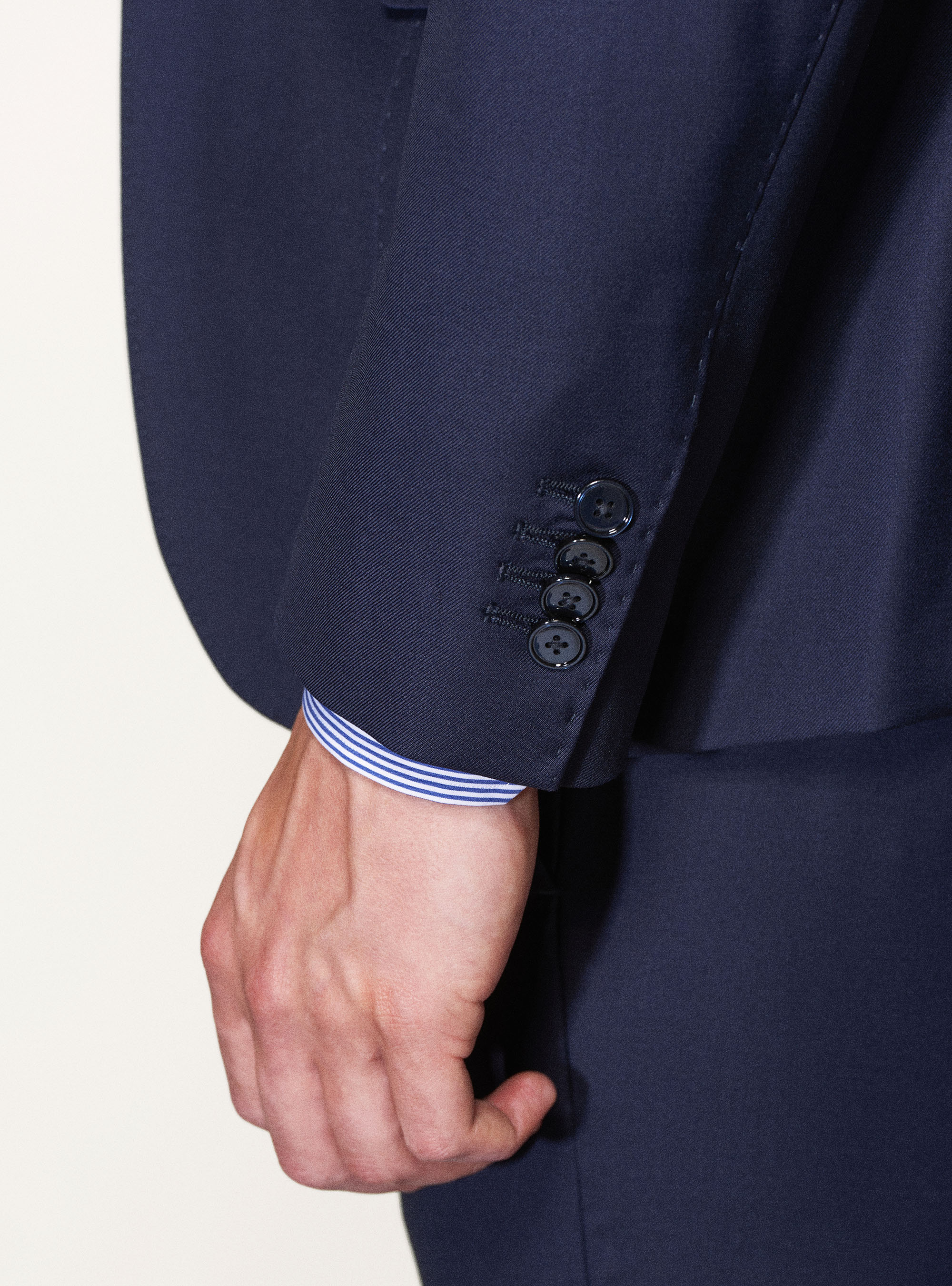 Giacca per abito in pura lana superfine 110's Vitale Barberis Canonico, BLU NAVY