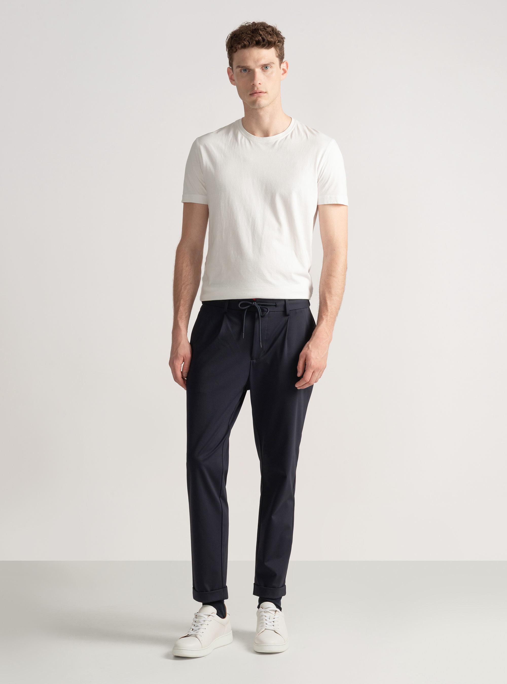 Pantaloni GT01 in nylon elasticizzato, BLU NAVY