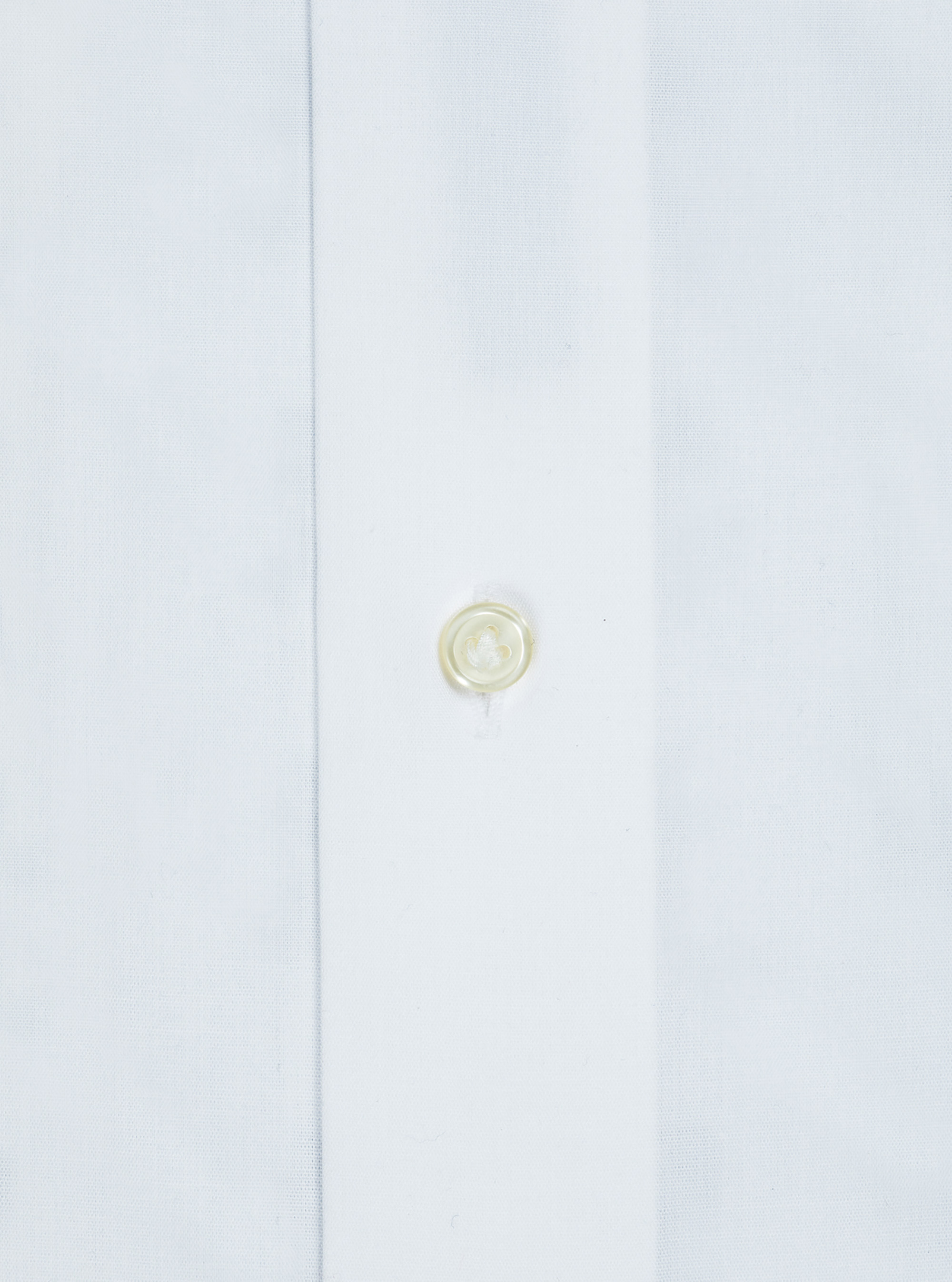 Stretch poplin French collar shirt, WHITE