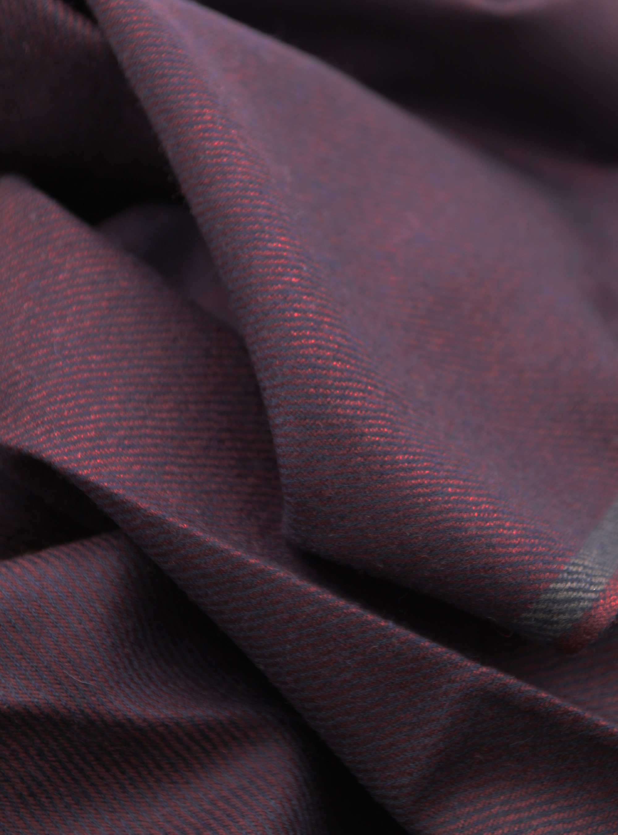 &Eacute;charpe en laine et cachemire, BORDEAUX