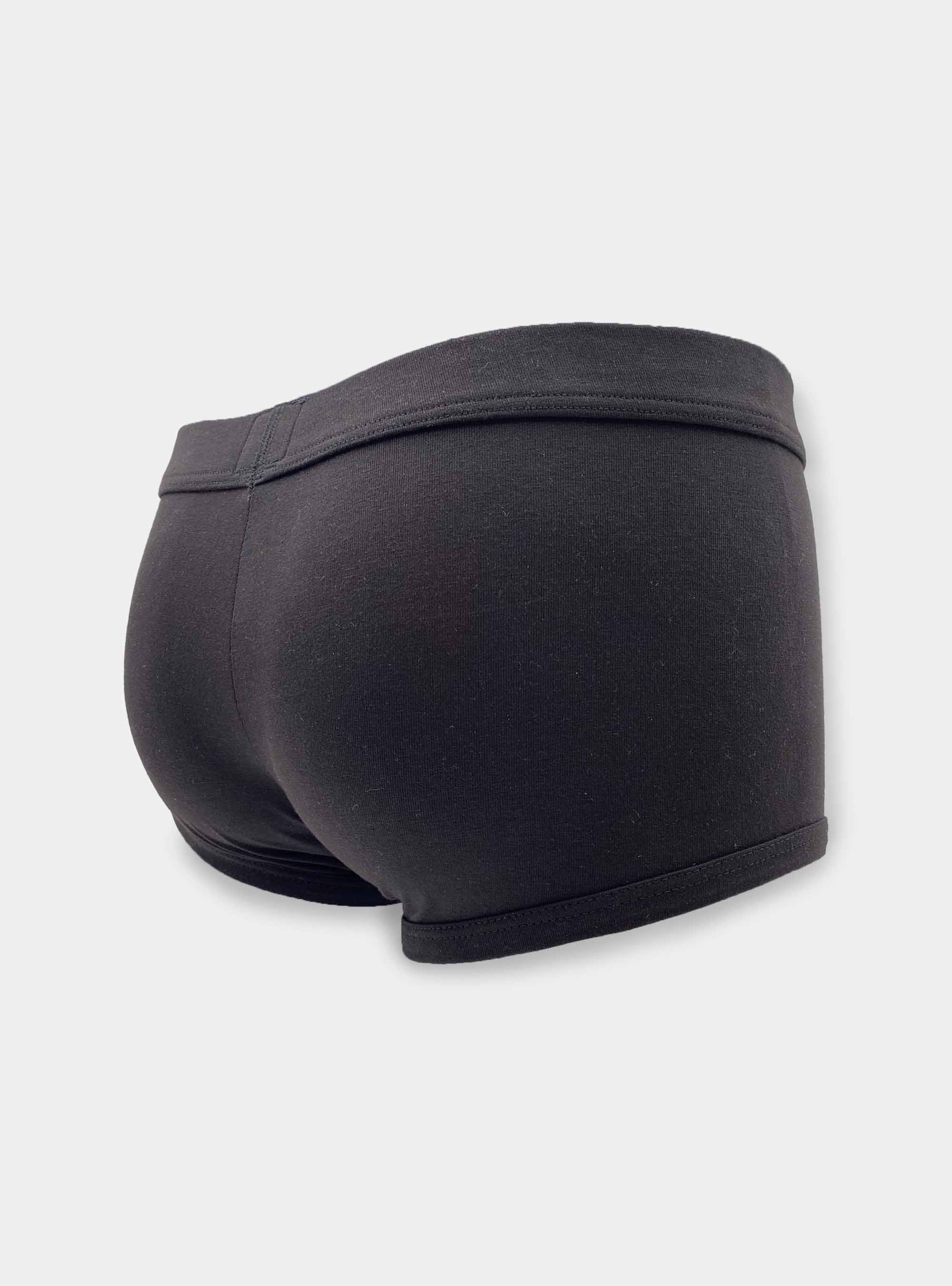 Boxer en cotona supima, NEGRO