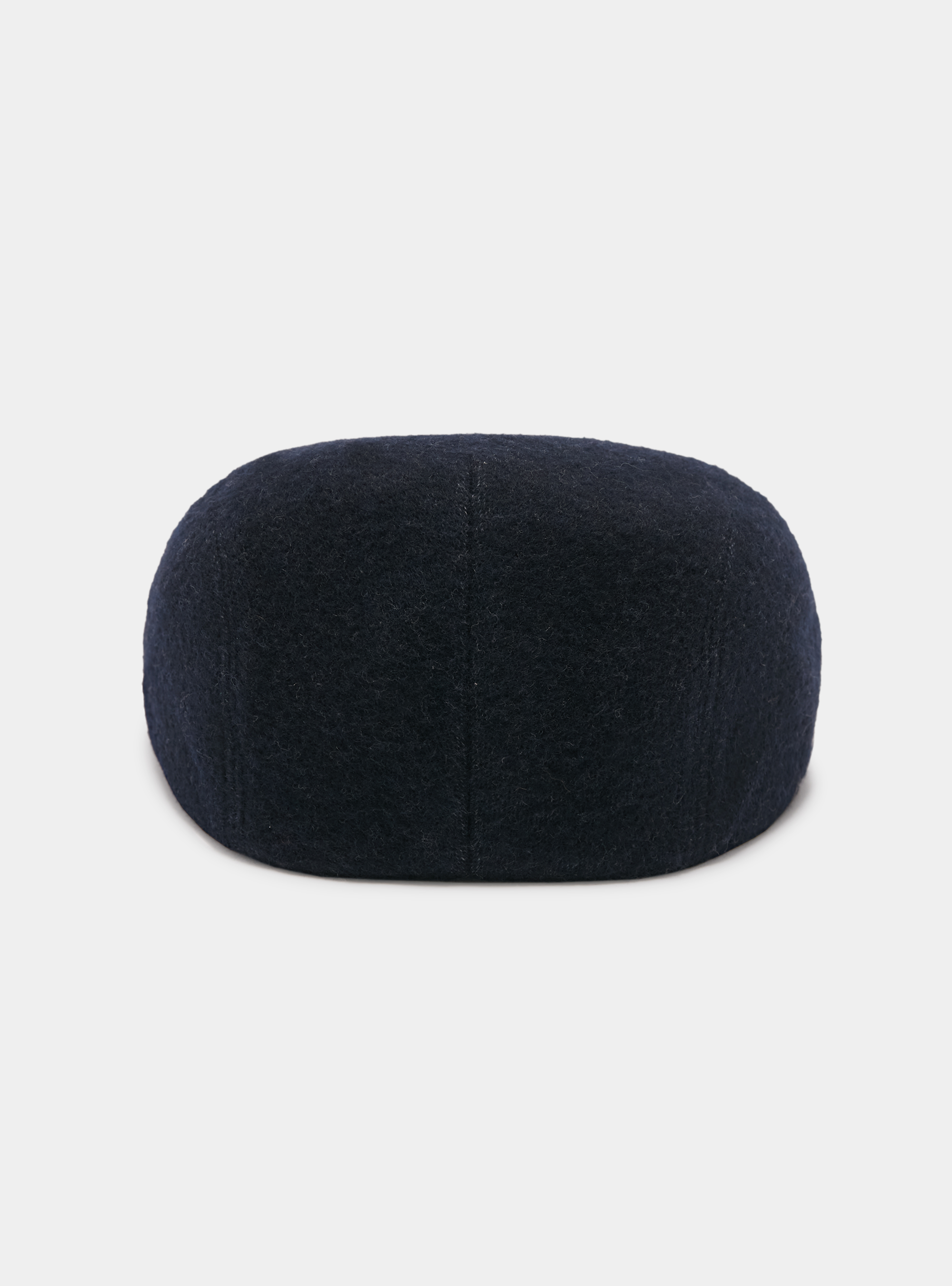 Pure wool and cashmere flat cap, NAVY BLUE