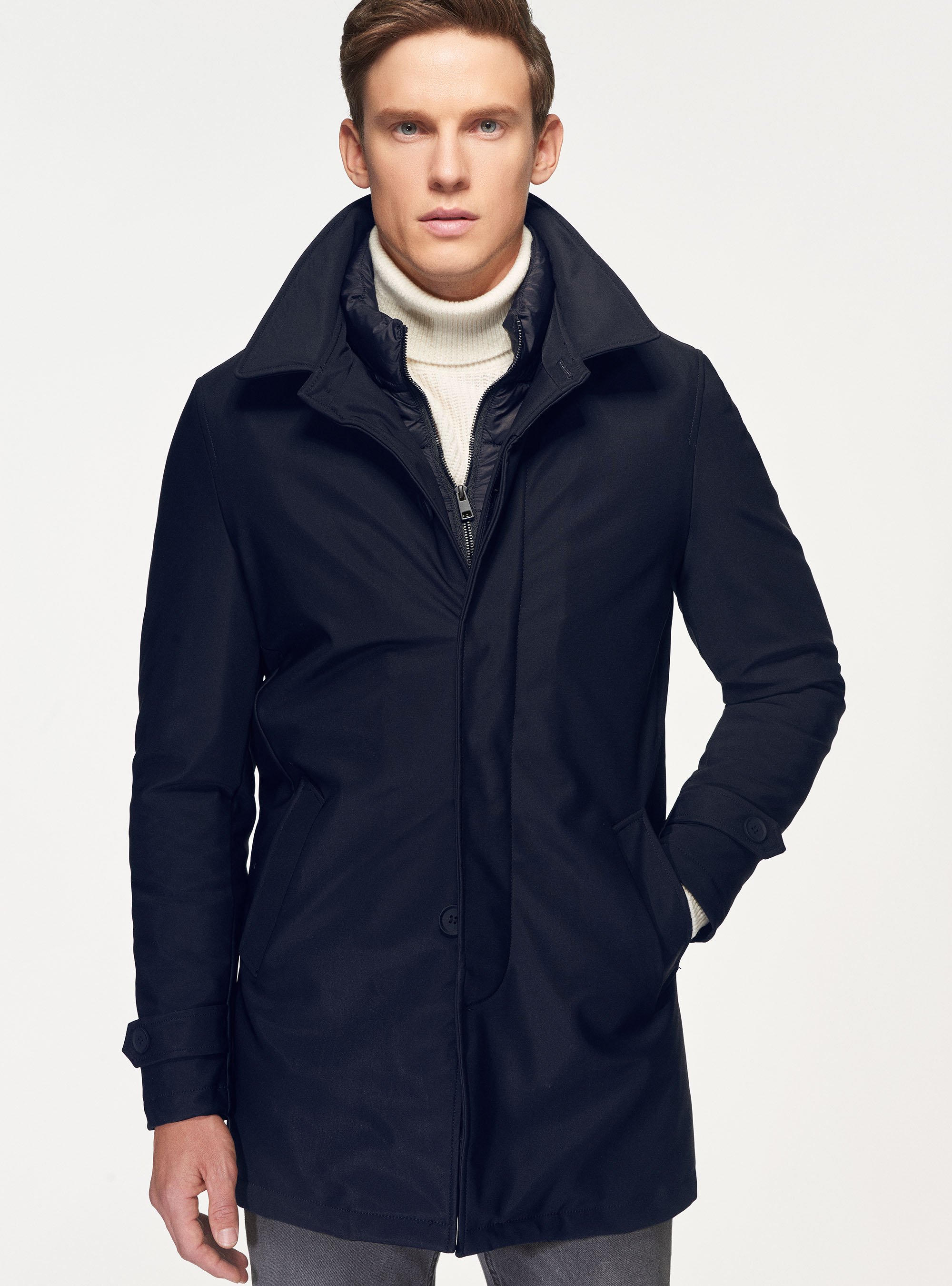 Technical fabric jacket with vest | GutteridgeEU | Men's catalog ...