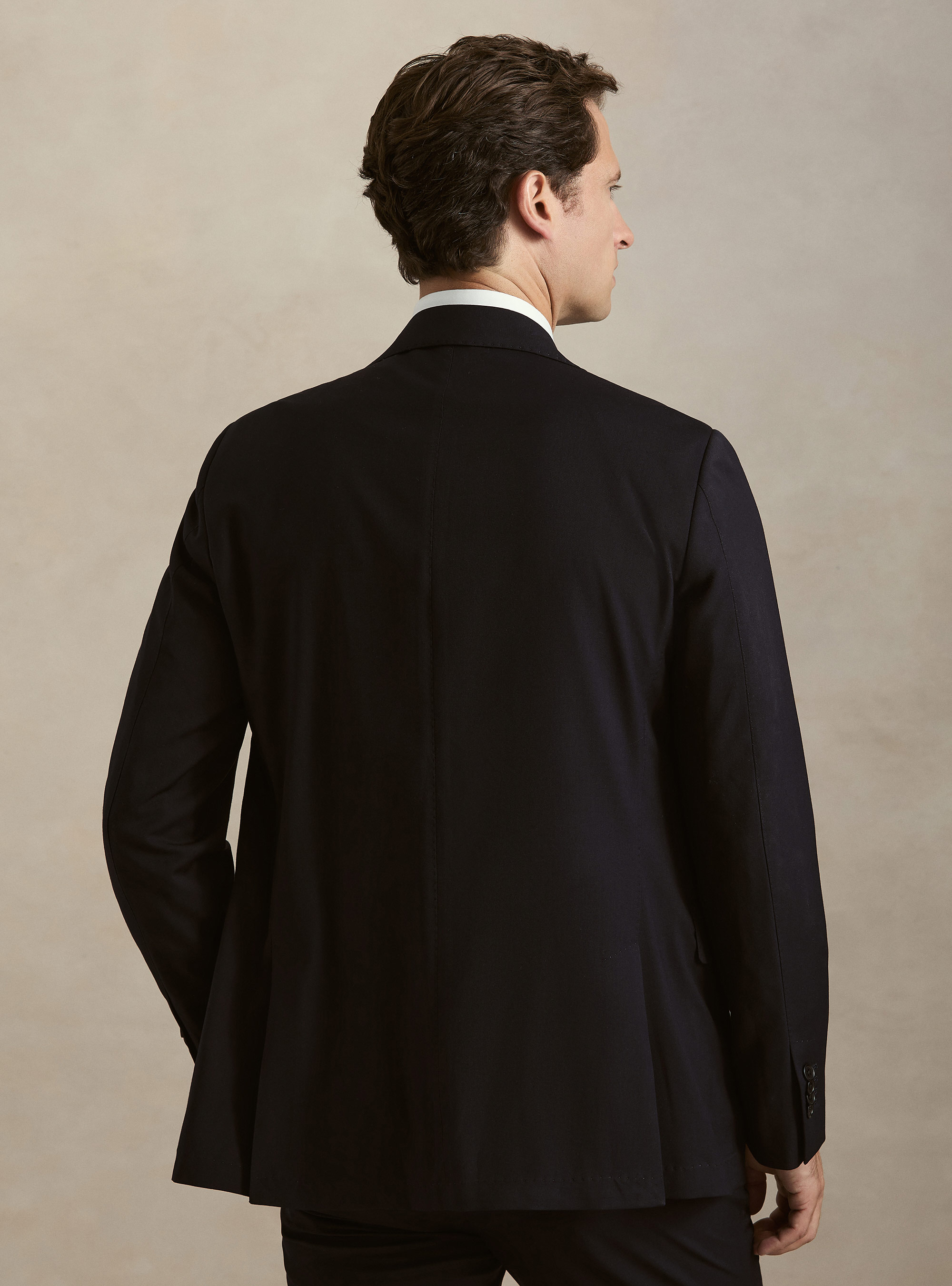 Slim fit classic suit blazer, NAVY BLUE