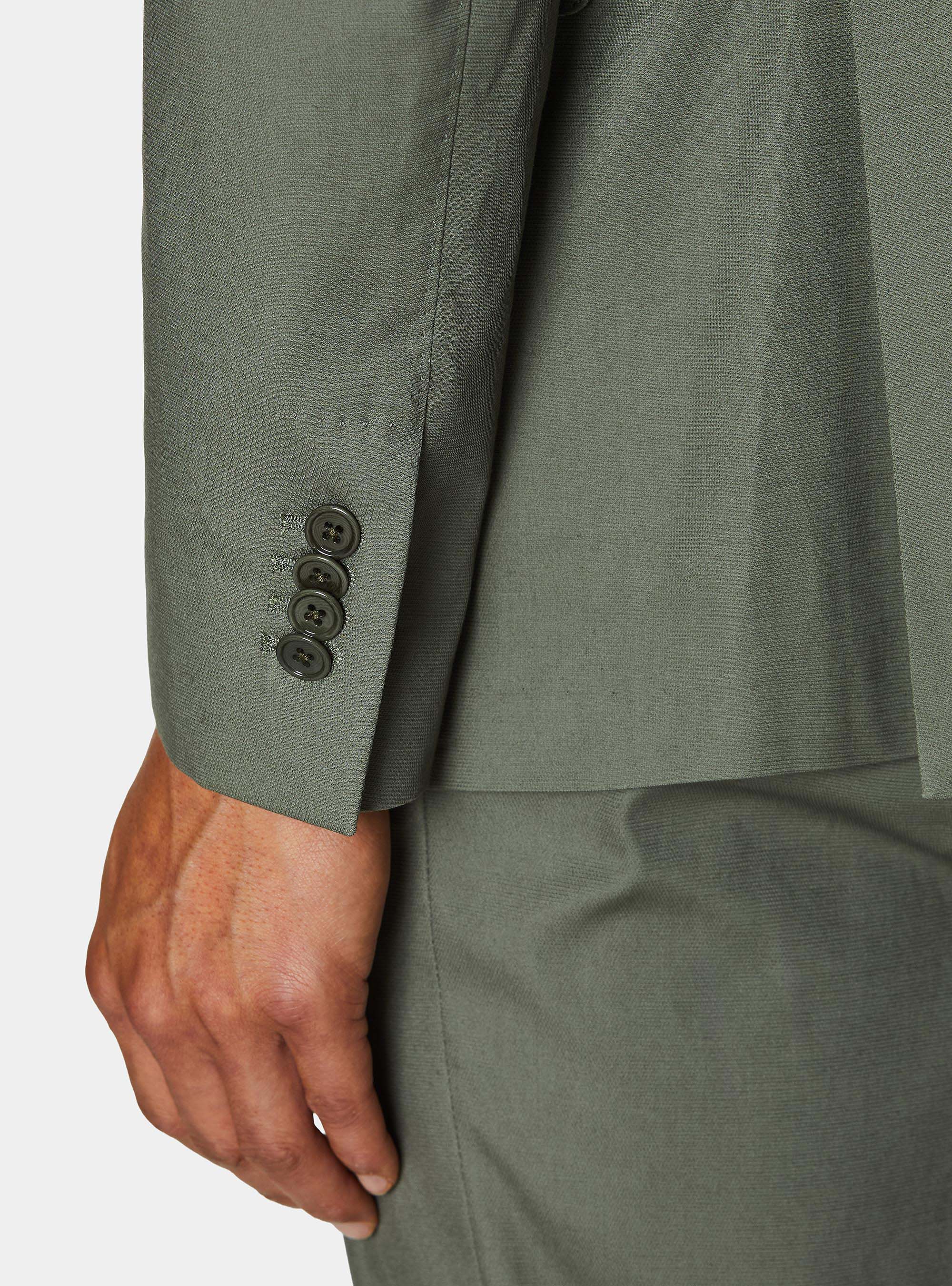 Giacca abito in cotone, SALVIA 0602C