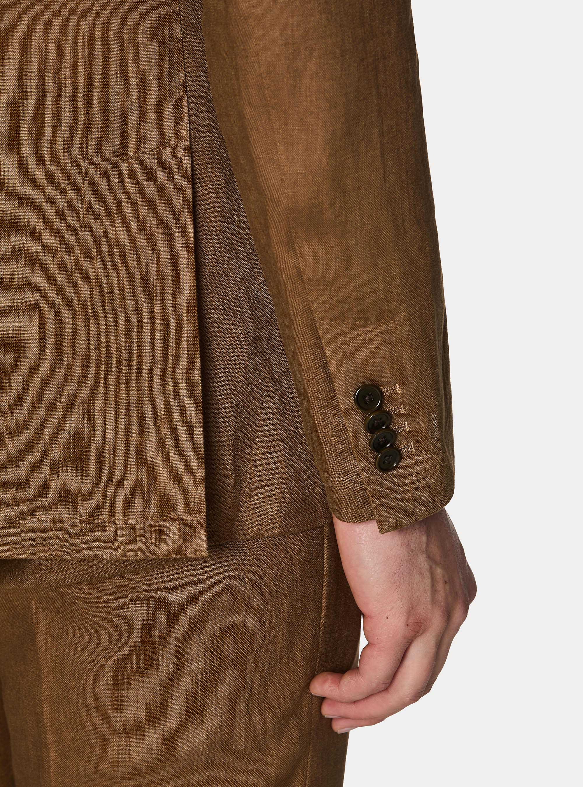 Pure linen suit blazer, MULTICOLOR