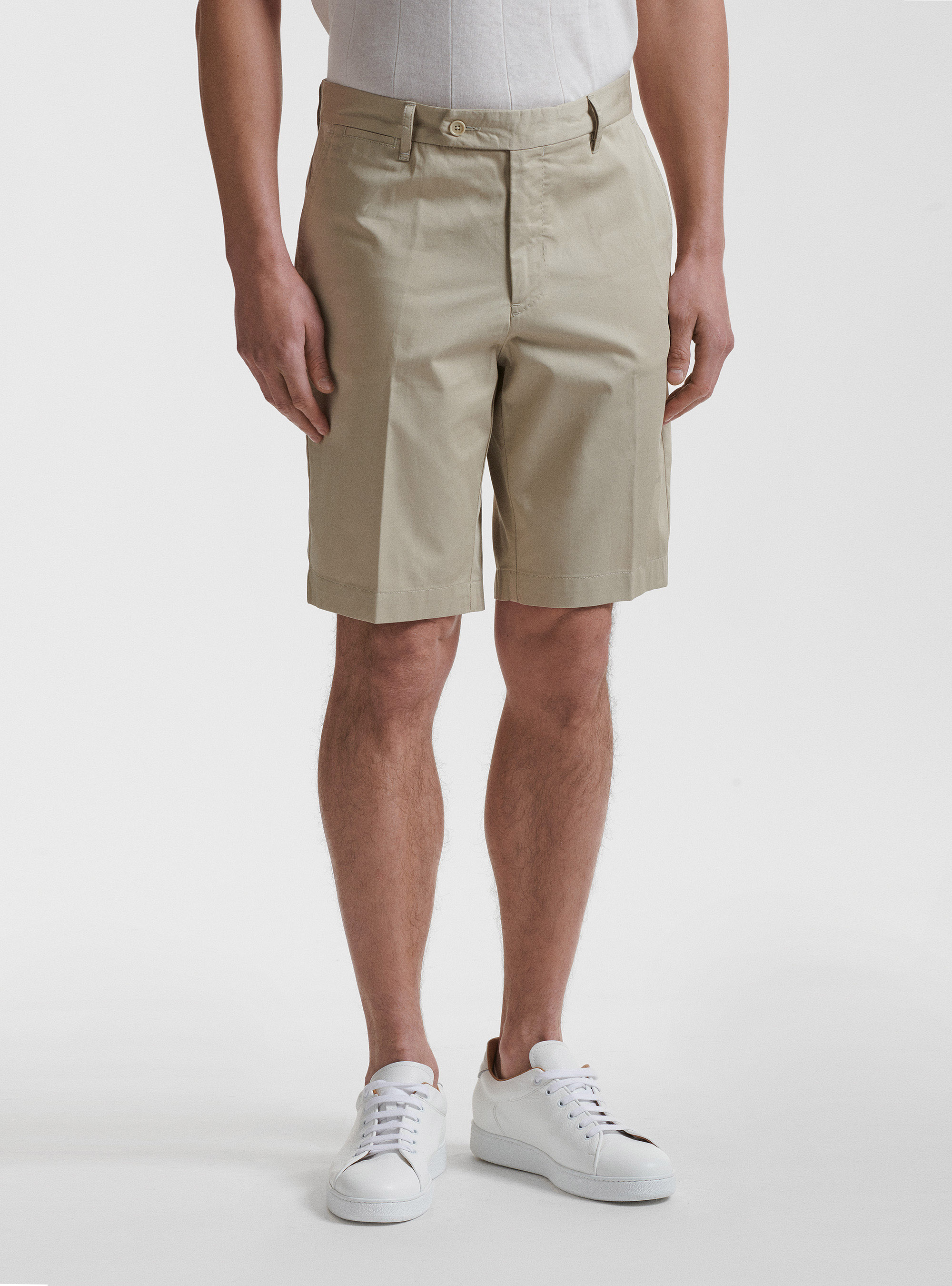 【美品】POSTELEGANT FINE COTTON TWILL SHORTS POSTELEGANT FINE COTTON TWILL SHORTS