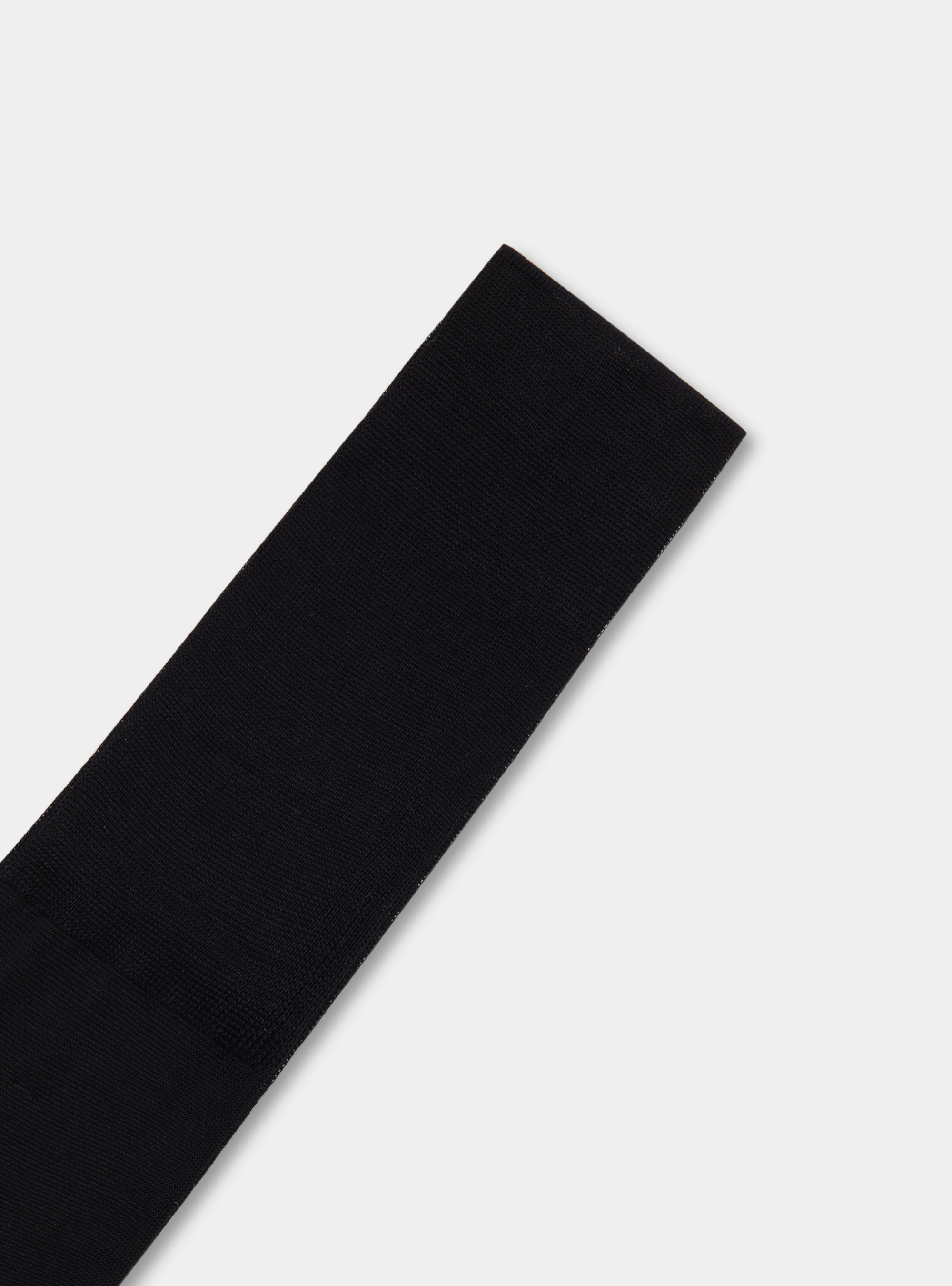 Calze lunghe in filo di scozia, NERO