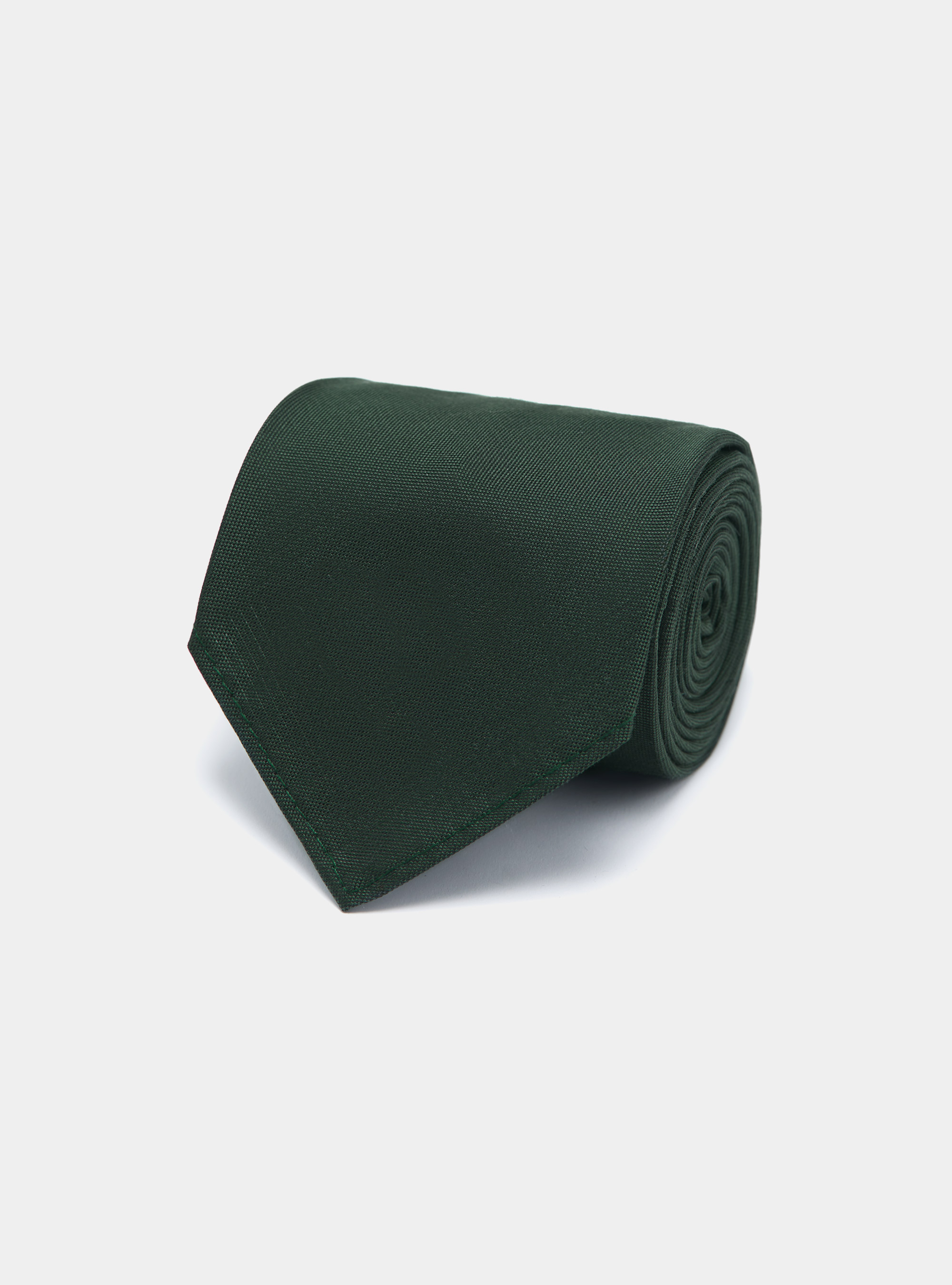 Cravate en soie et lin, VERT