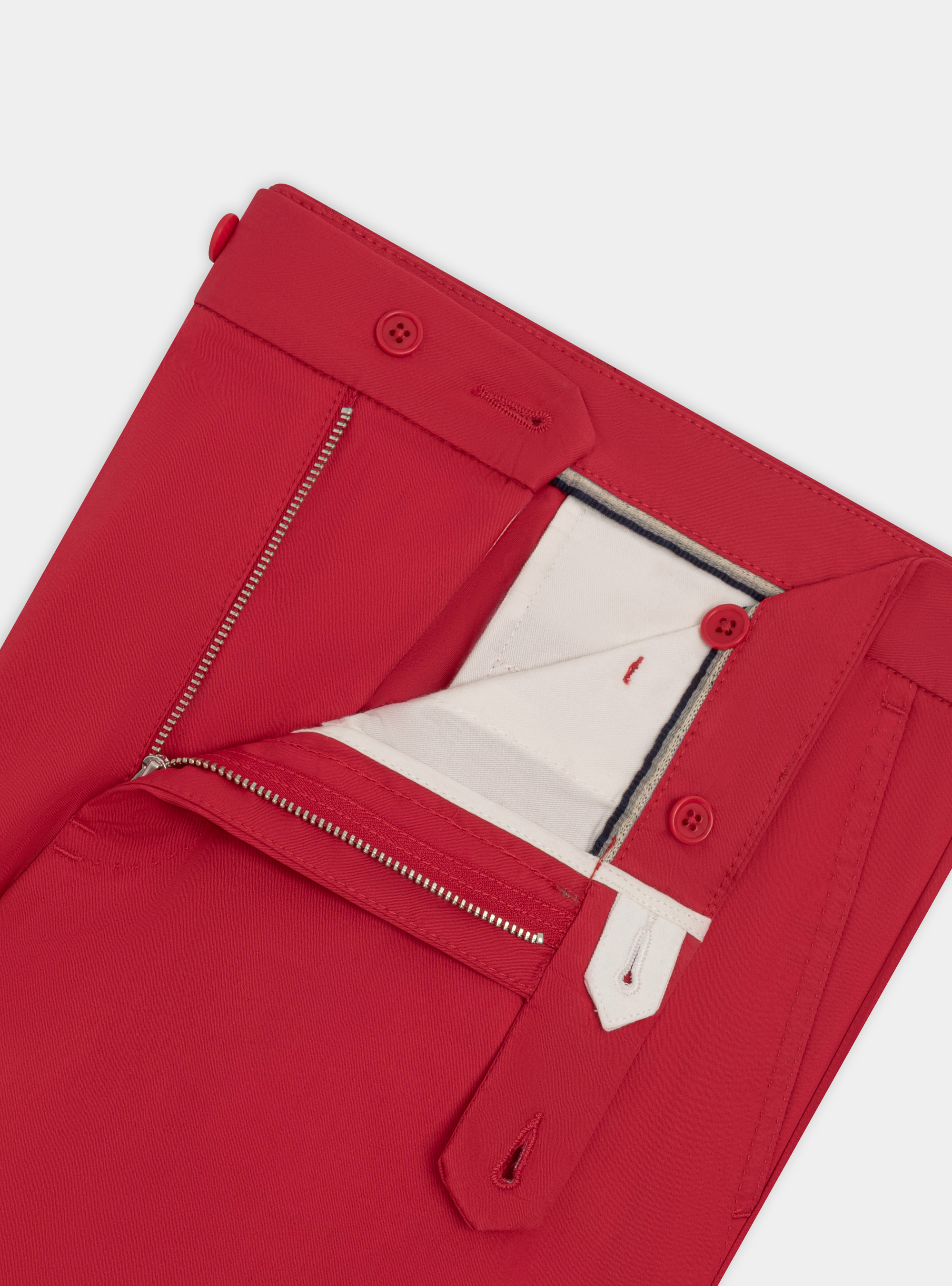Lightweight twill shorts, RED