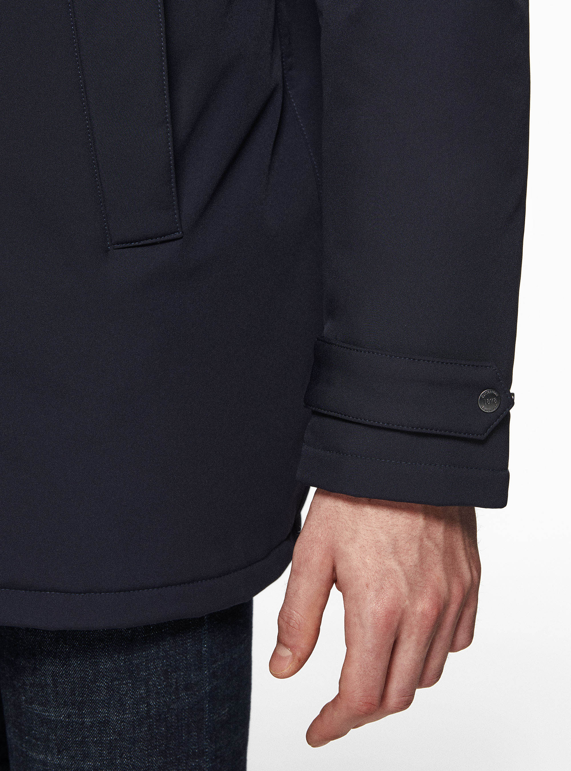 Parka tecnico con imbottitura 3M Thinsulate, BLU NAVY