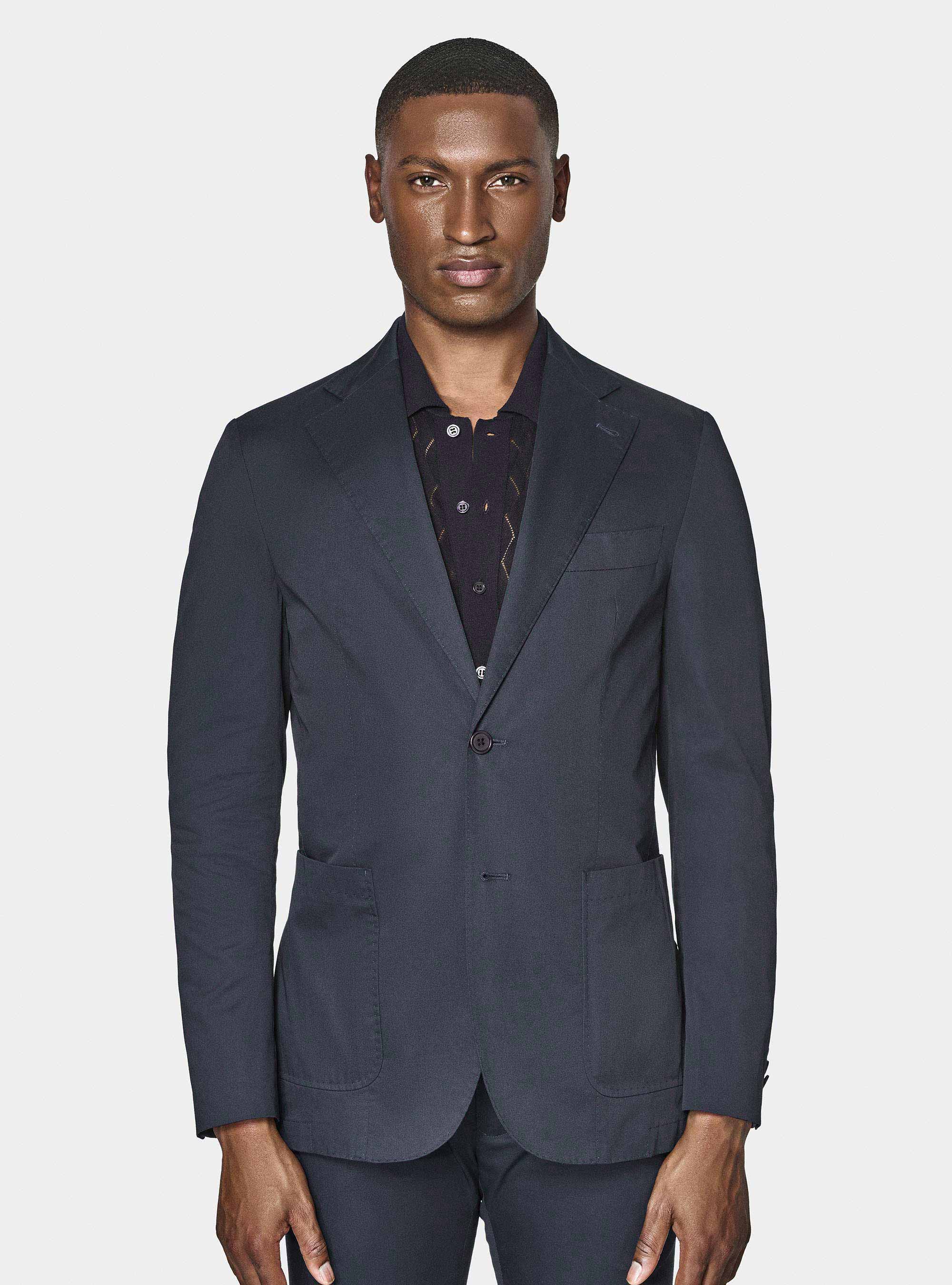 Giacca in cotone popeline