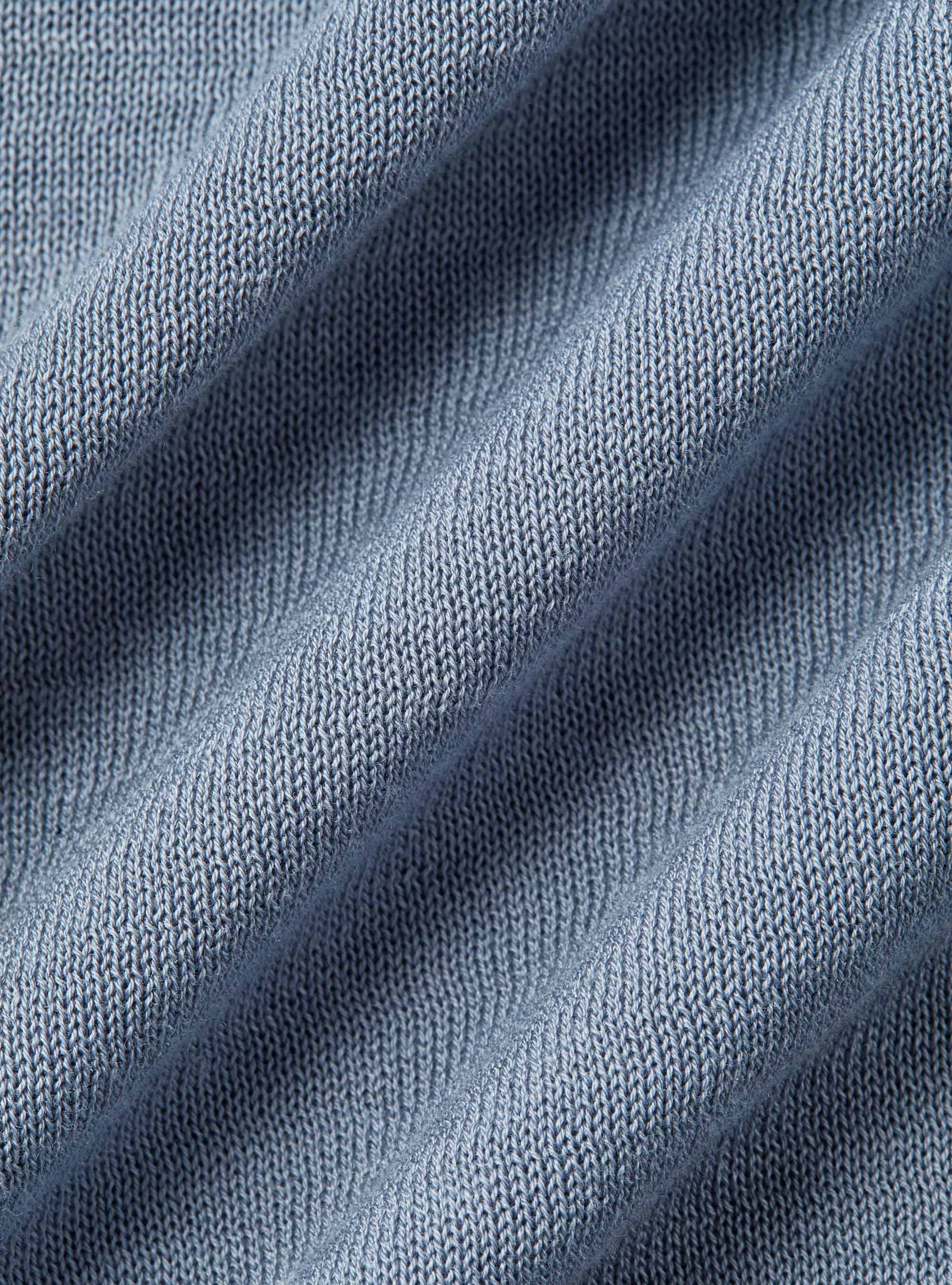 Cotton and silk polo shirt, AVIO 0292C