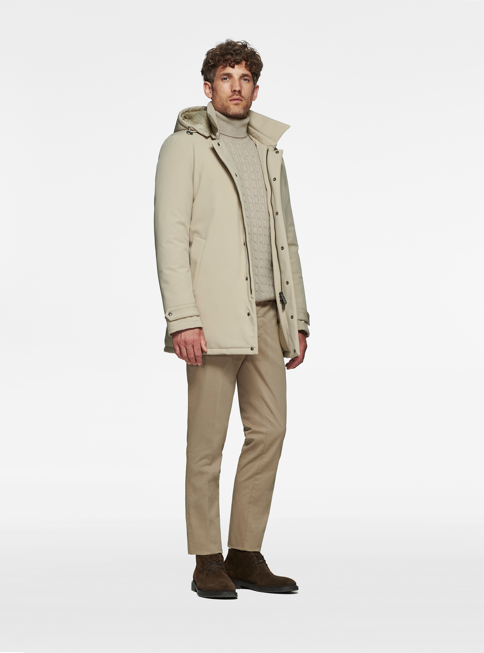 Parka técnica con capucha, ARENA