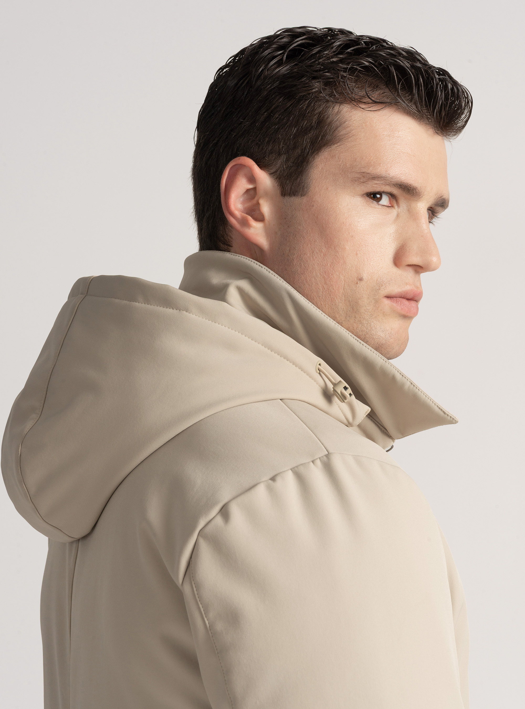 Parka técnica con capucha, ARENA