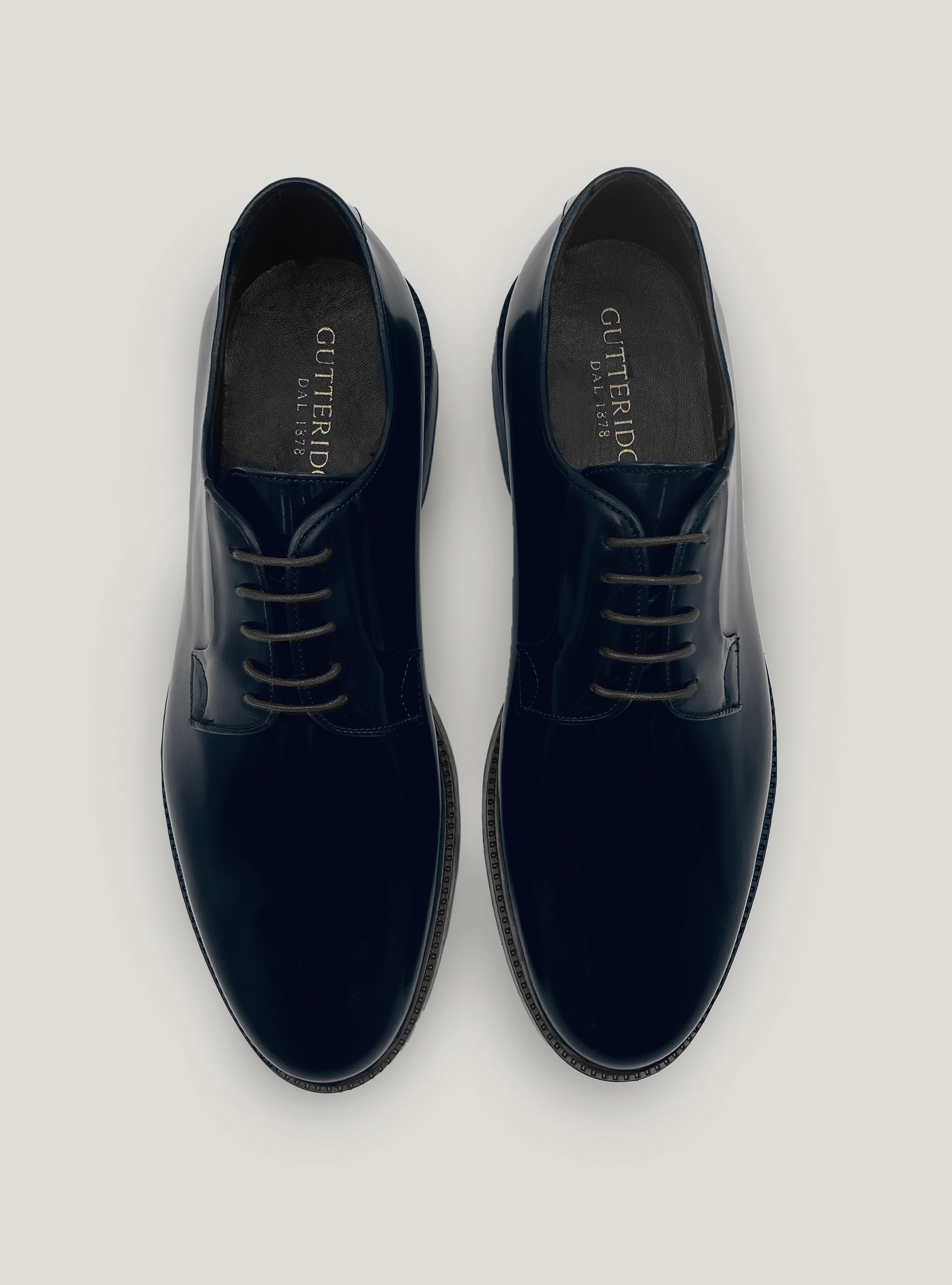 Derby in pelle abrasivata, BLU NAVY