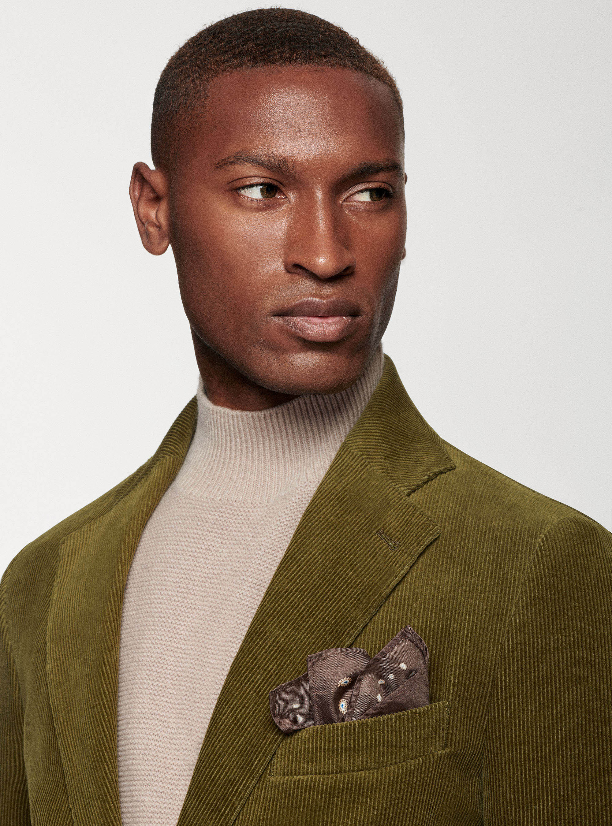 Giacca in velluto, OLIVA