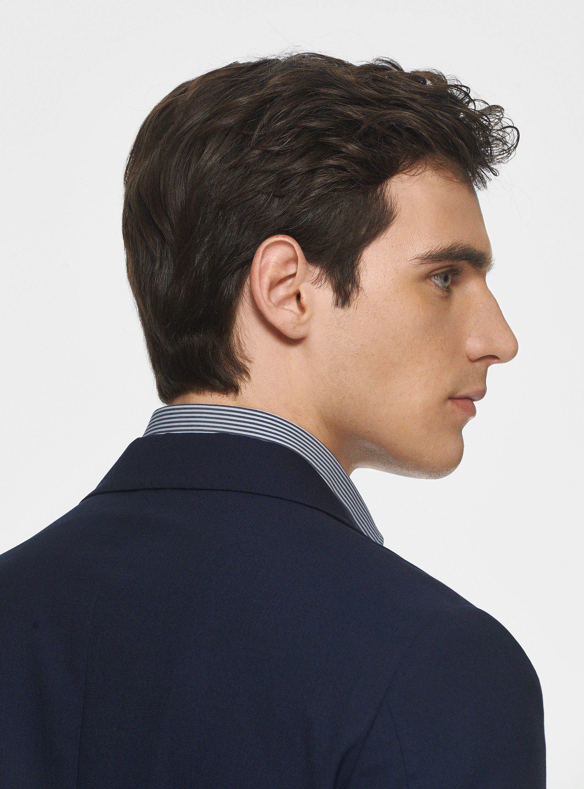 Giacca travel in pura lana Cerruti, BLU NAVY