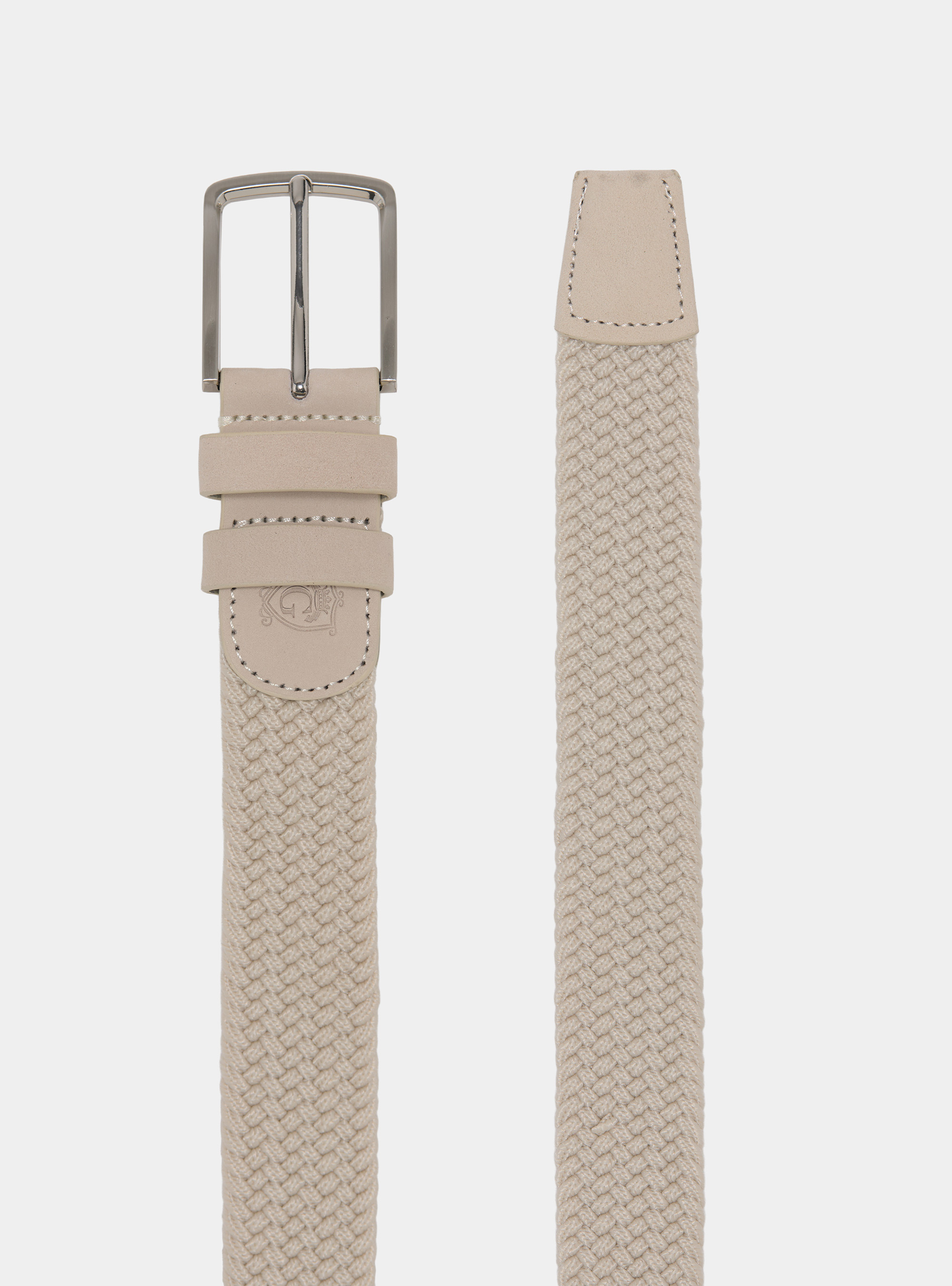 Cintura elastica tinta unita, BIANCO