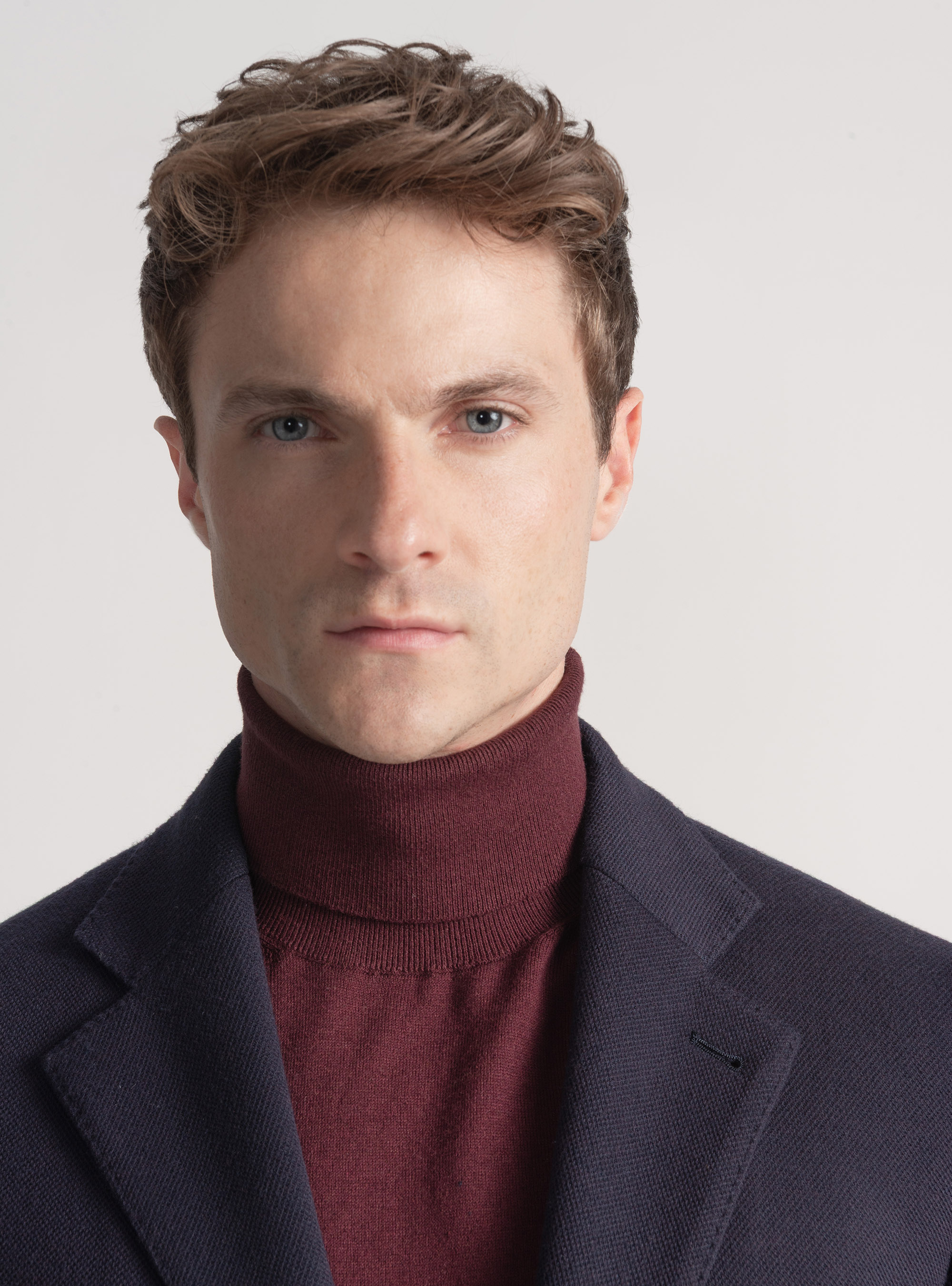 Americana de jersey, AZUL MARINO