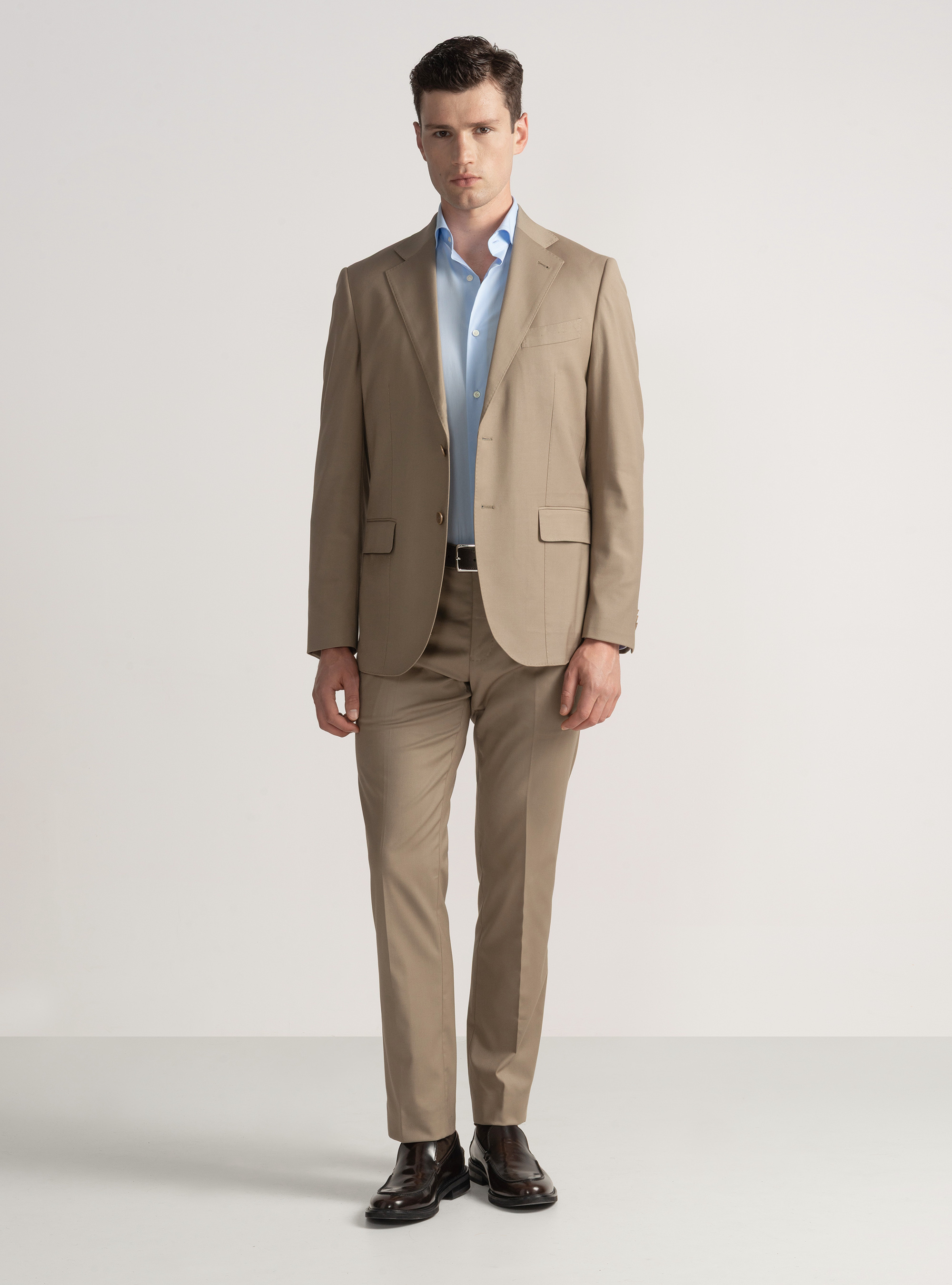 Giacca per abito slim fit, FANGO