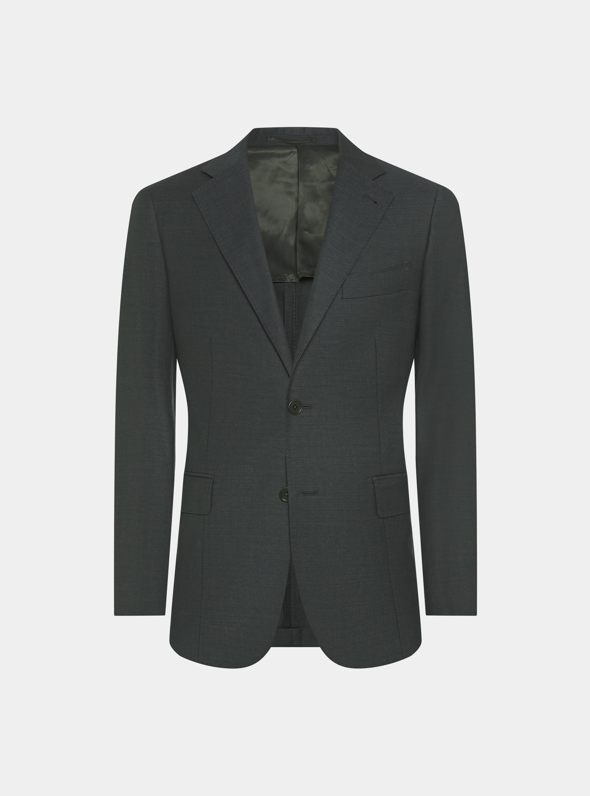 Giacca in pura lana superfine 110's, VERDE