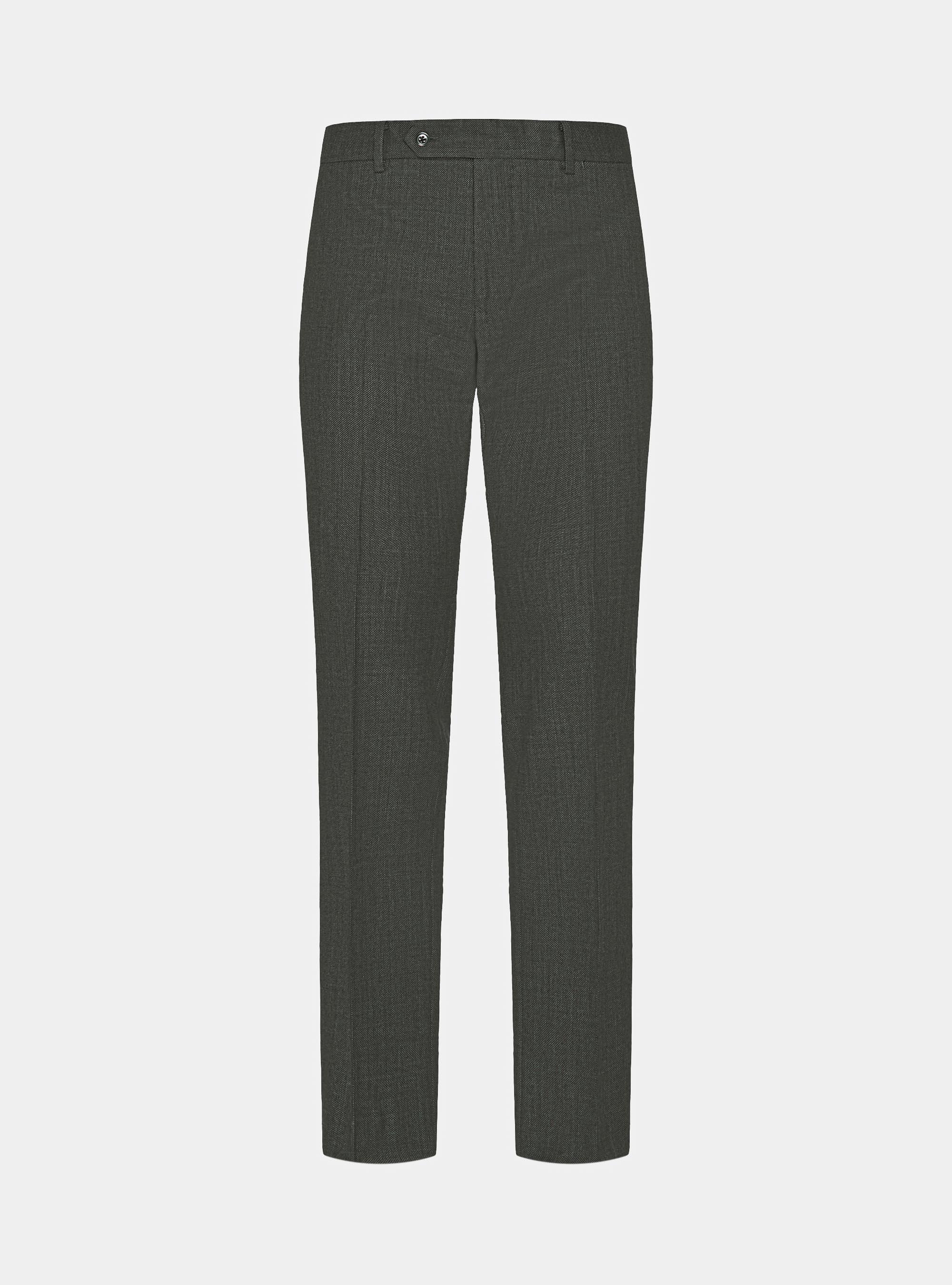 Pantalon de costume en laine Partridge eye Vitale Barberis Canonico, VERT