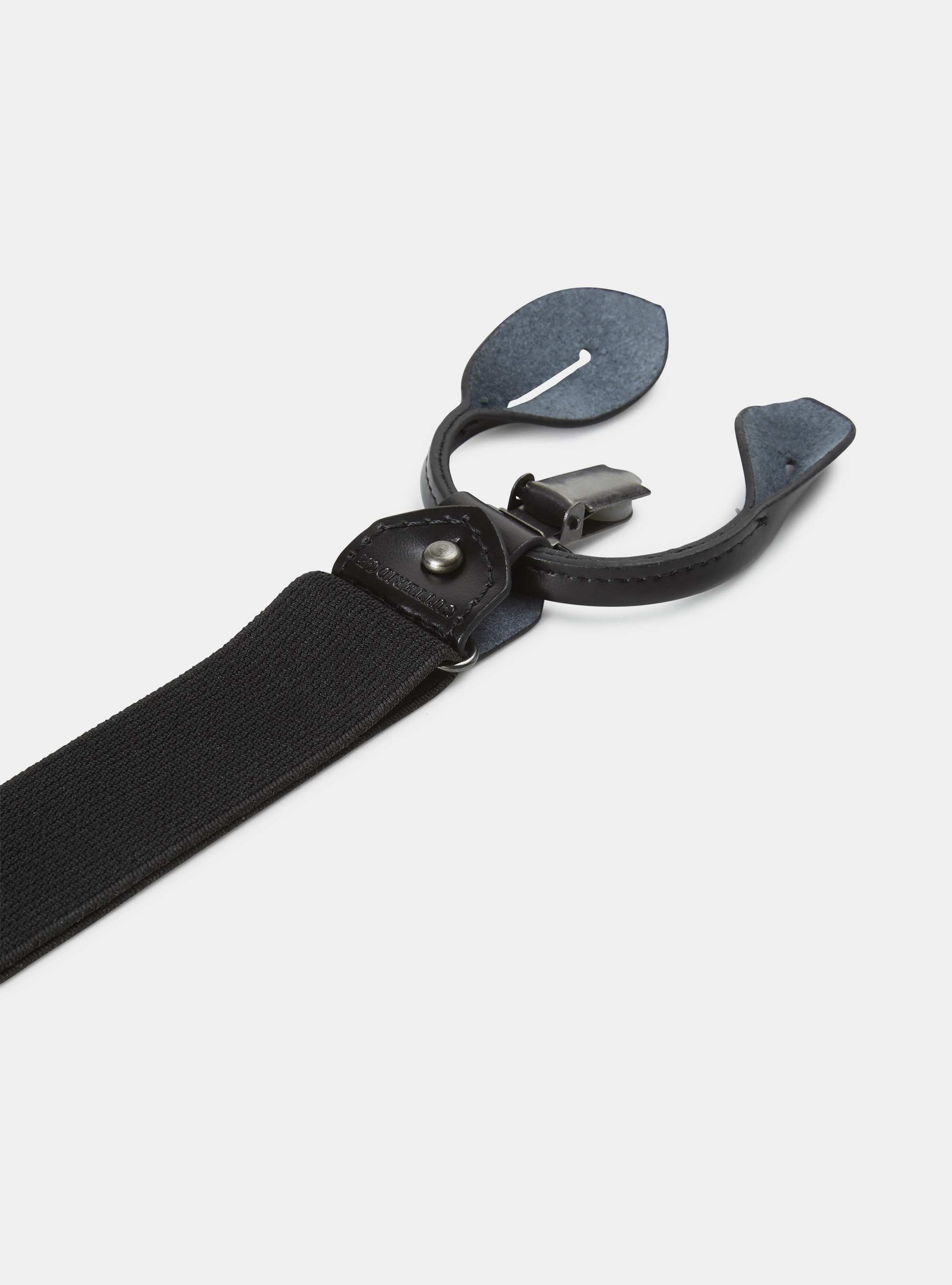 Plain-coloured braces, BLACK