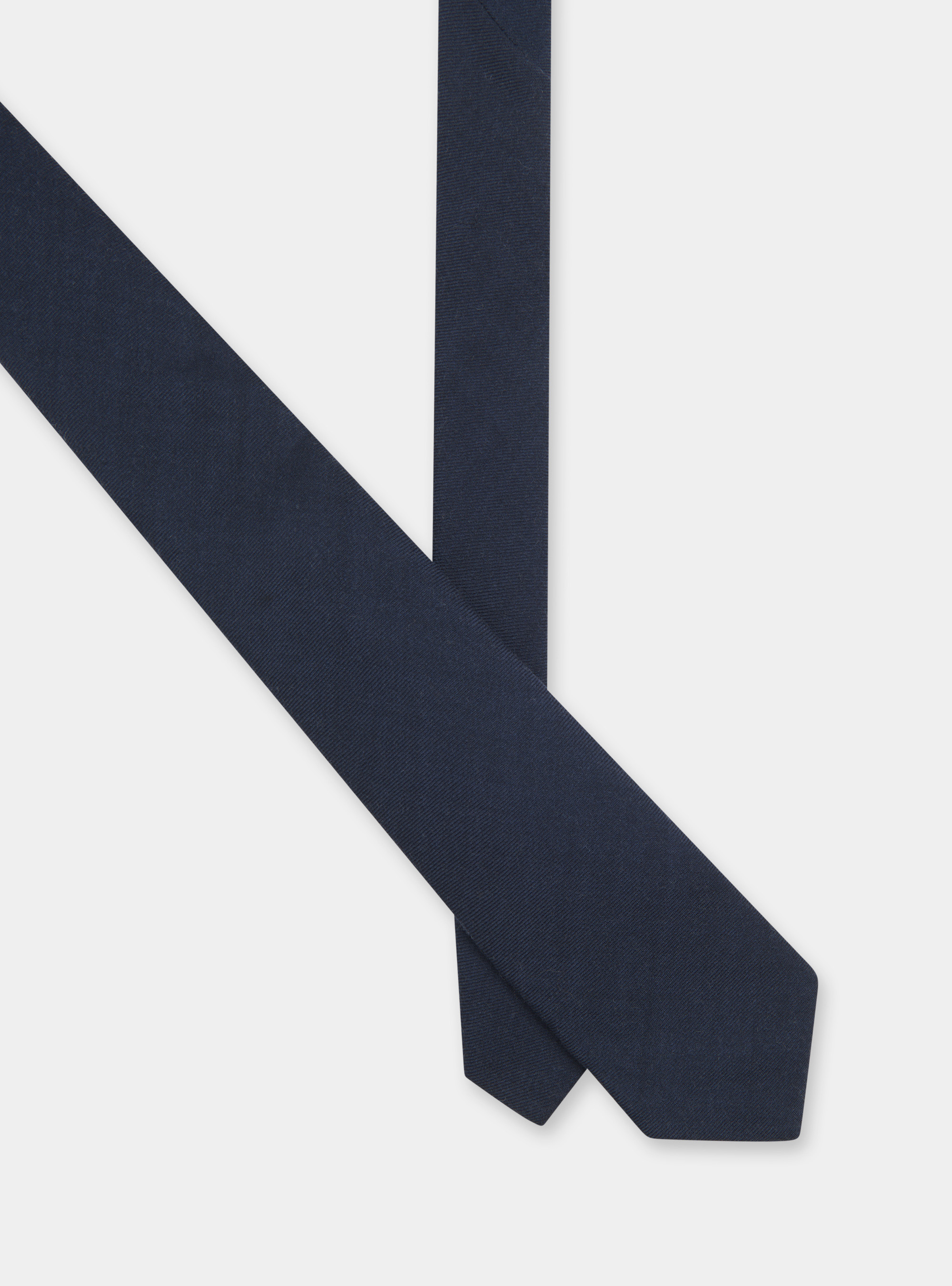 Cravatta in lana, BLU NAVY