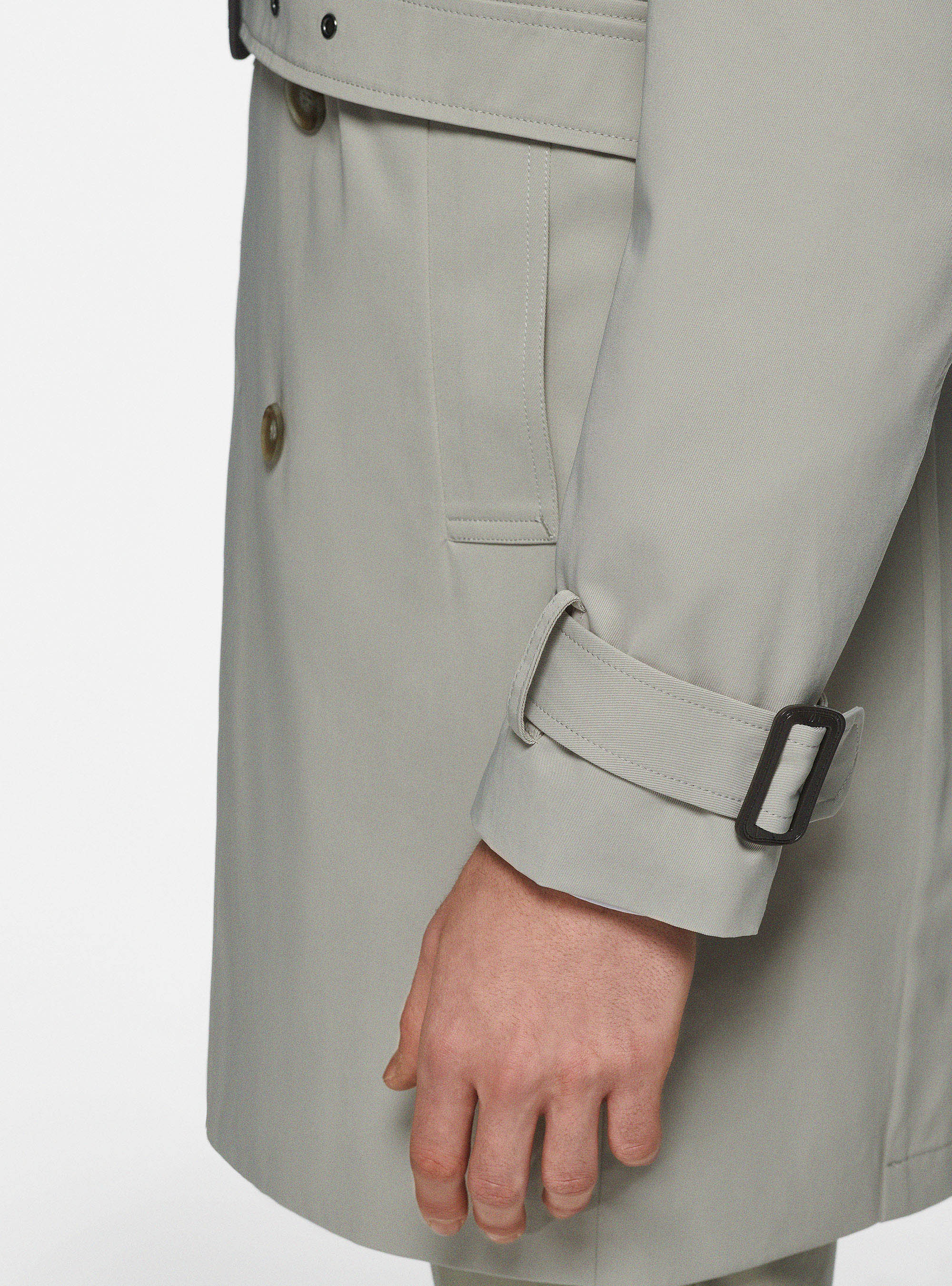 ★G-CUT★ Waist String Trench Jumper_Charcoal 7255120101 COACH® | Signature Trench Coat