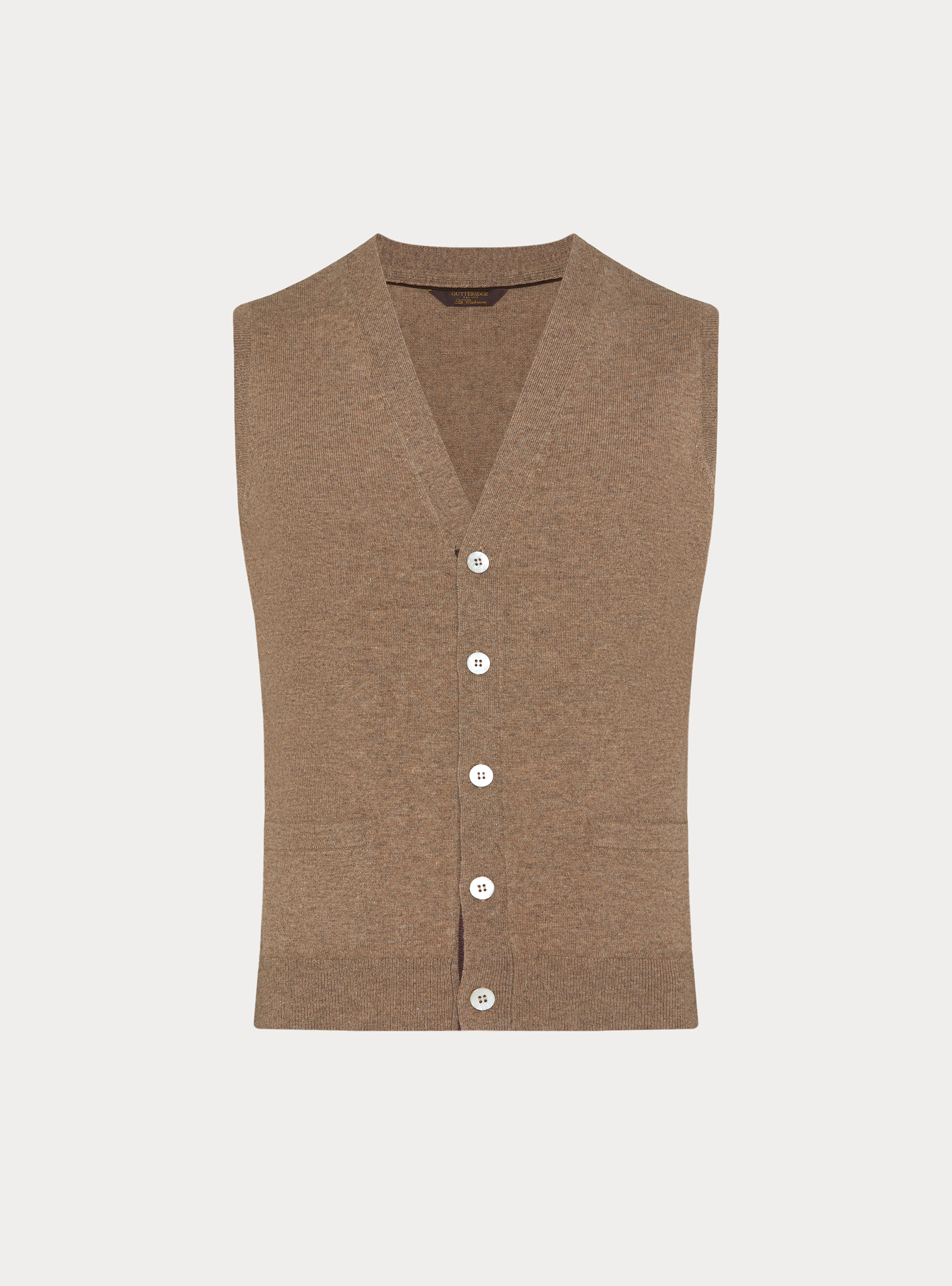 Gilet in maglia in lambswool e cashmere, FANGO