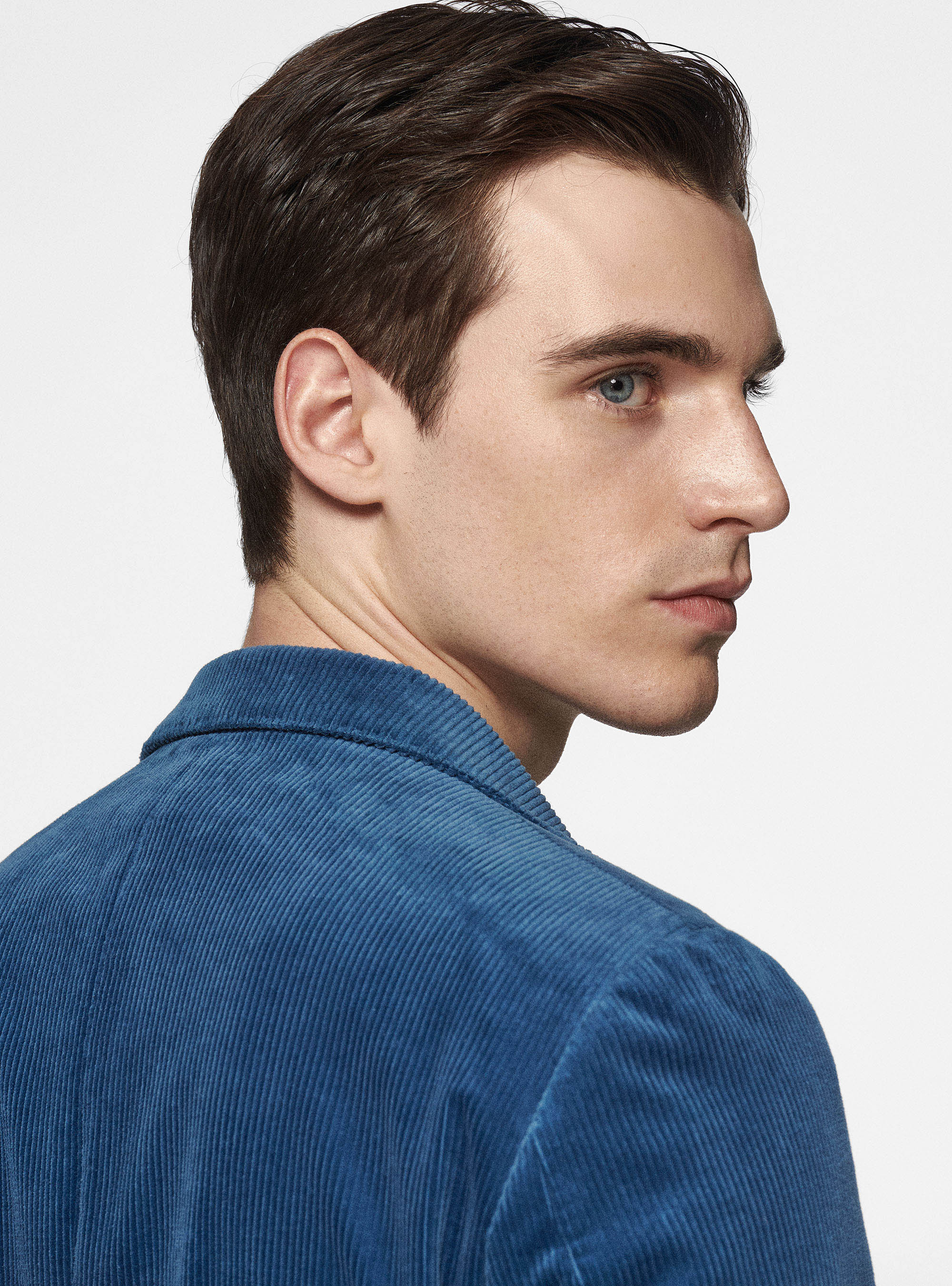 Giacca in velluto a coste di Duca Visconti di Modrone, 0243C DENIM