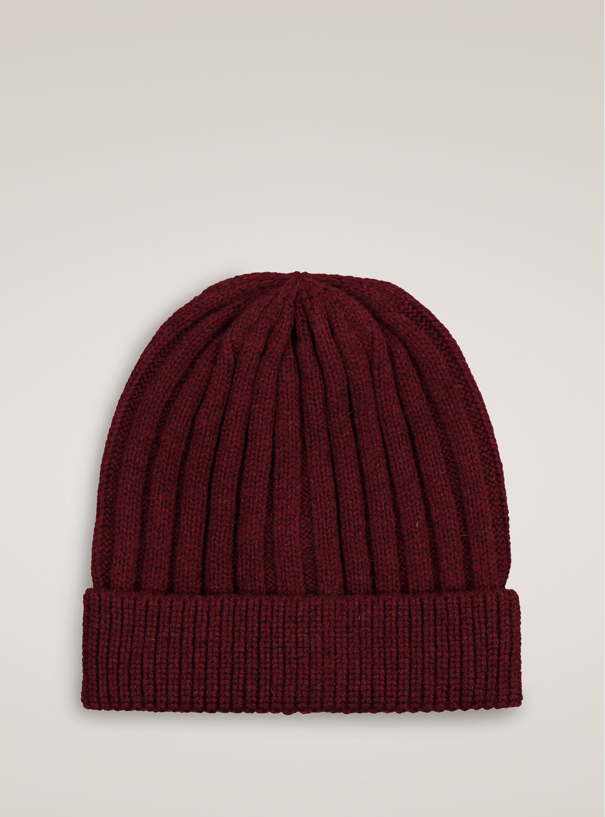 Cappello in lana e cashmere, BORDEAUX