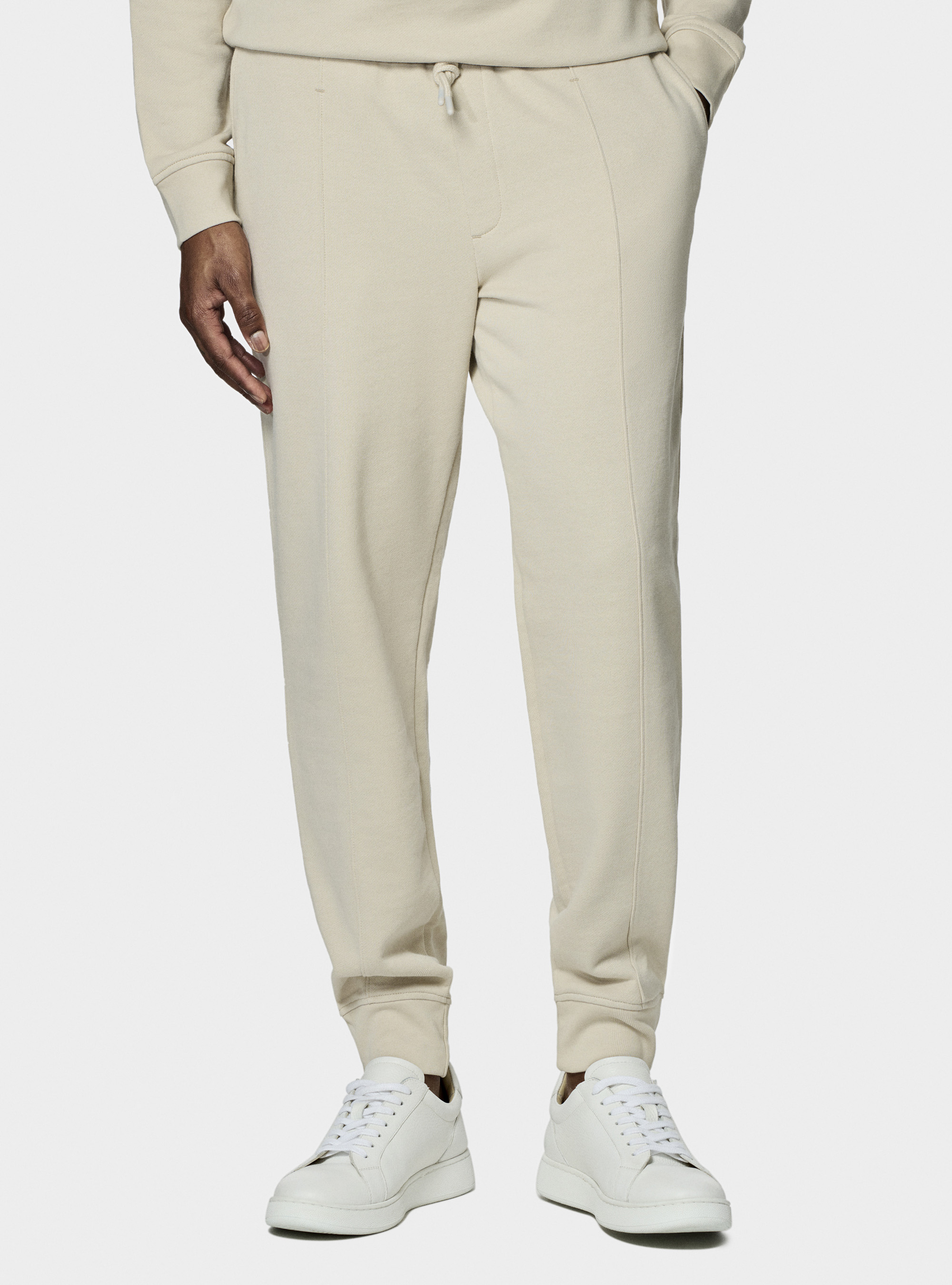 Pantaloni sportivi in felpa GT01, ECRU 0536C